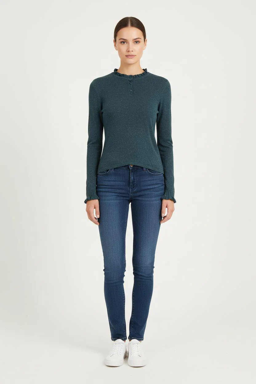 Pull Vert - Taille XS/34