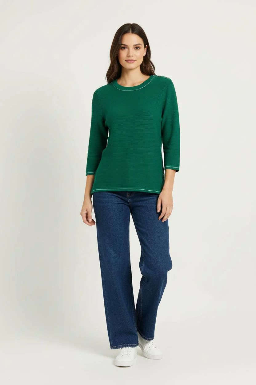 Pull Vert - Taille XXL/44