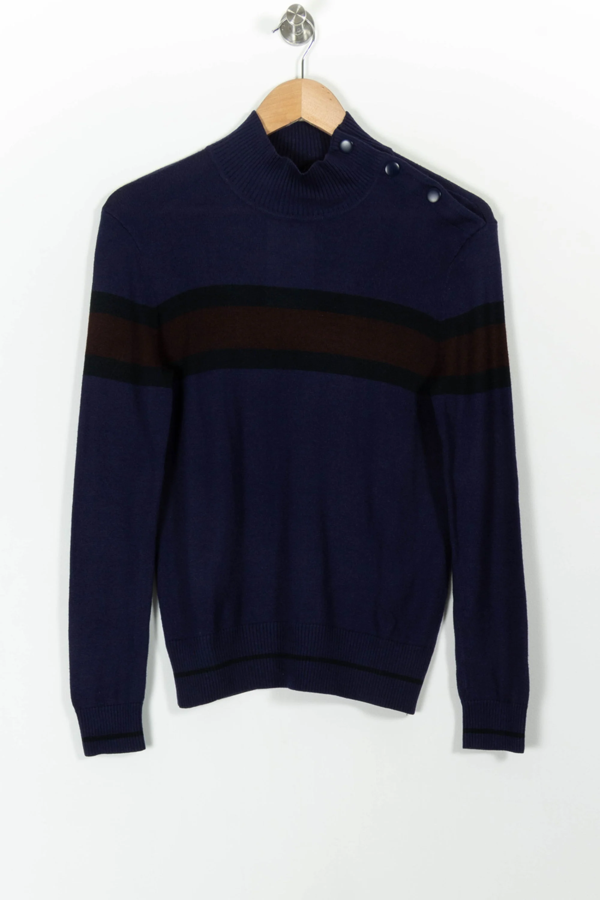 Pull Violet et Noir - Taille S/36 - Image 2