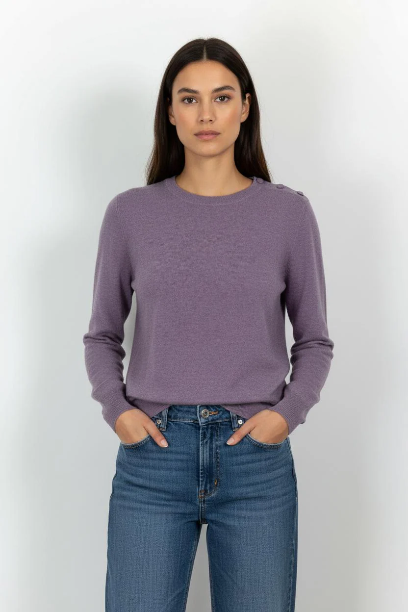 Pull Violet - Taille L/40