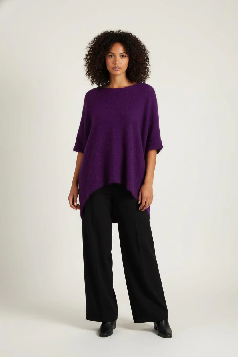 Pull Violet - Taille S/36