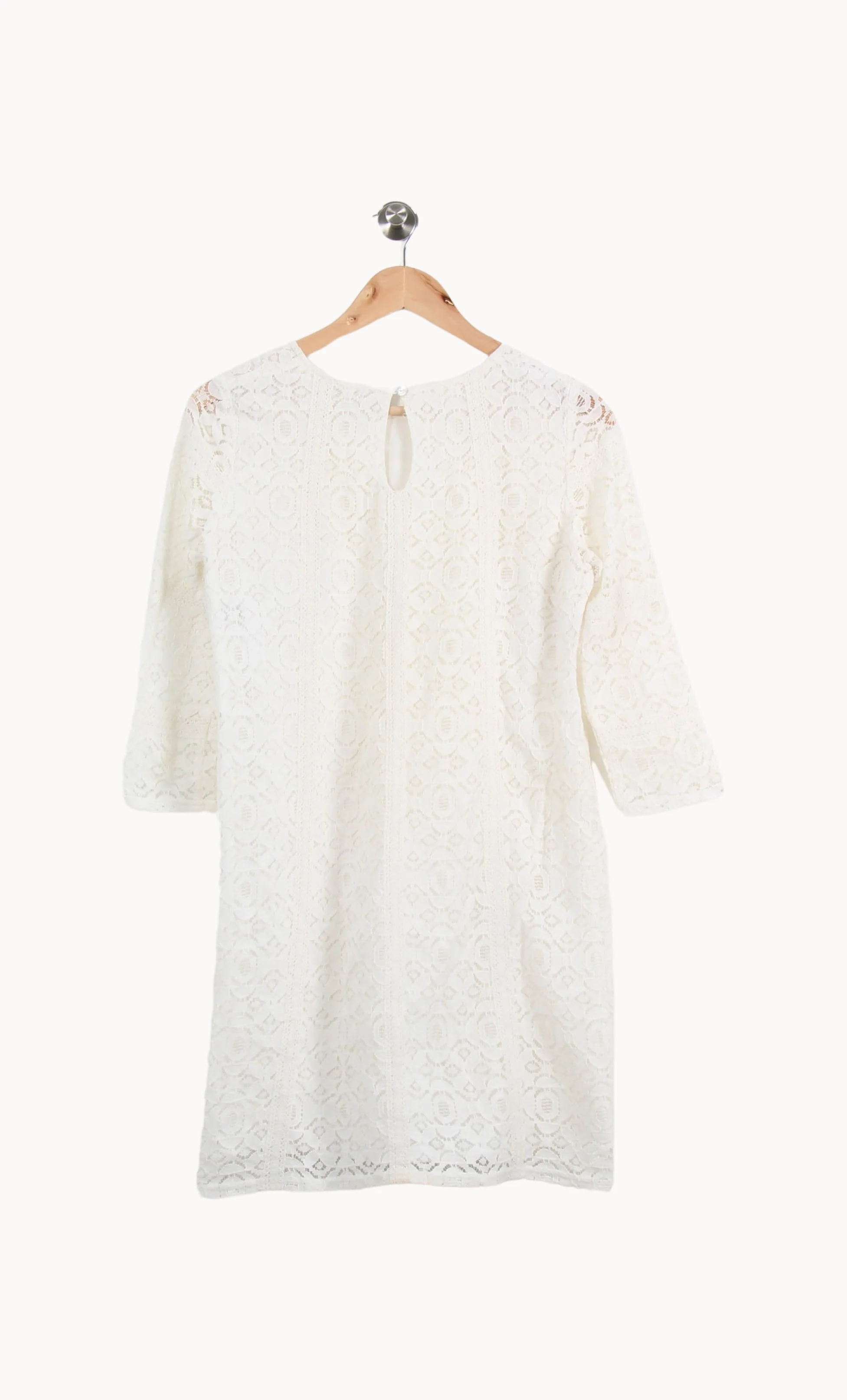 Robe blanche en dentelle - Taille S/36 - Image 4