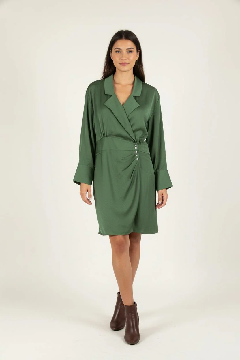 Robe Blazer Verte - Taille M/38
