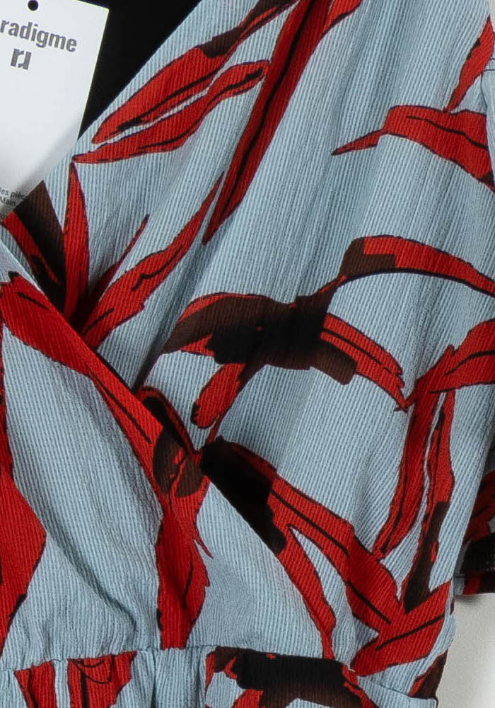 Robe Bleu et Rouge - Taille L/40 - Image 3