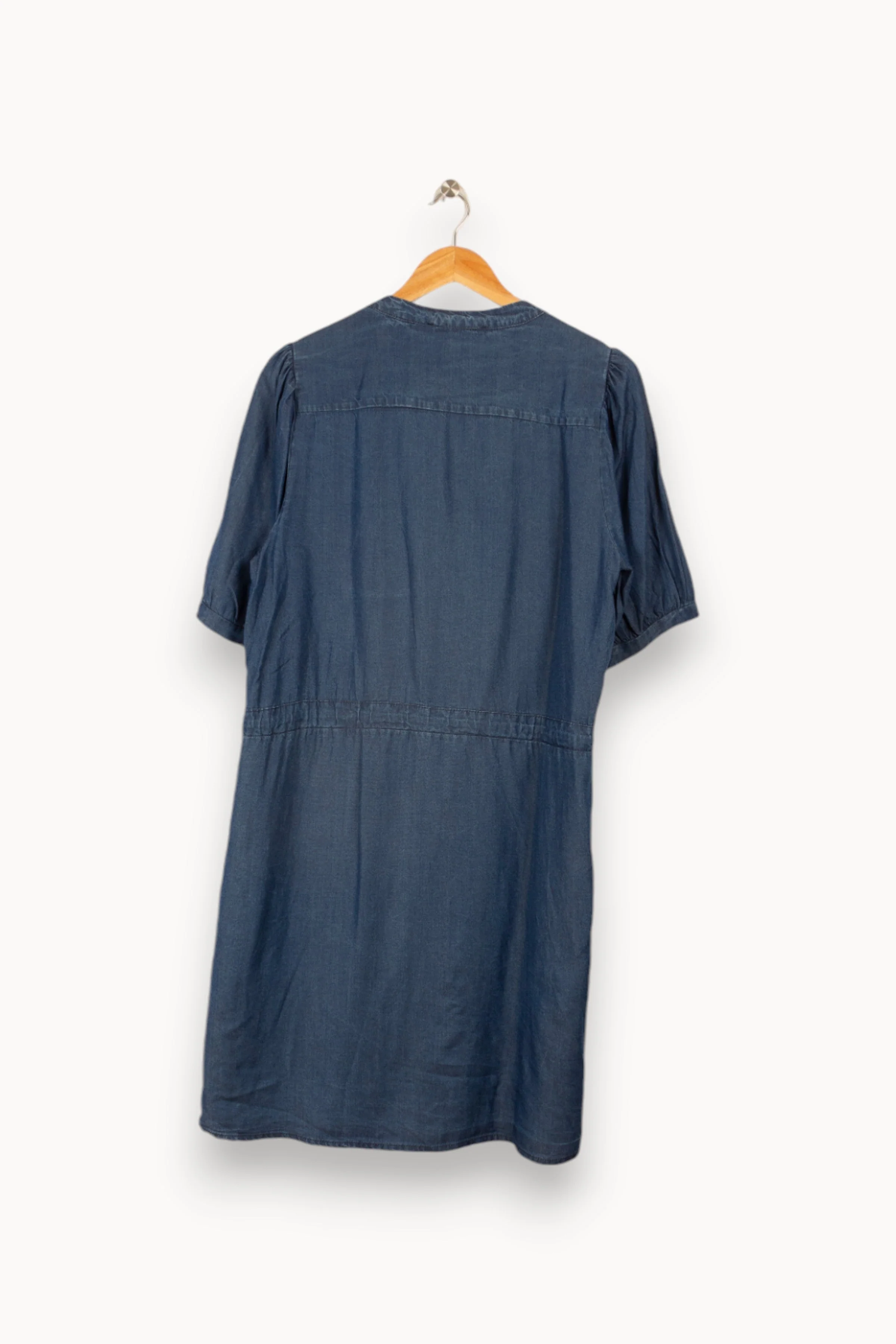 Robe courte fluide bleu denim - XL/42 - Image 4