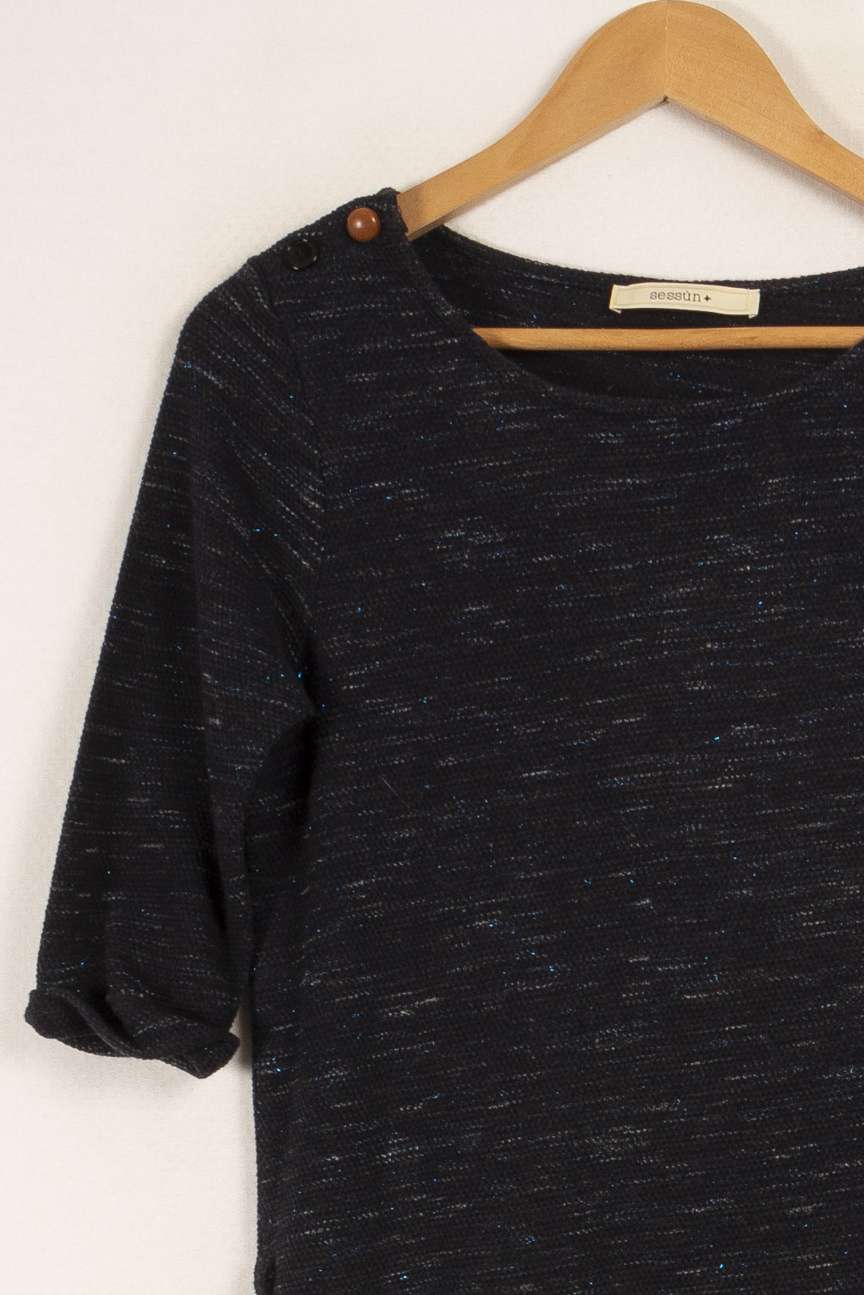 Robe bleue foncée avec détail - Taille M/38 - Image 3