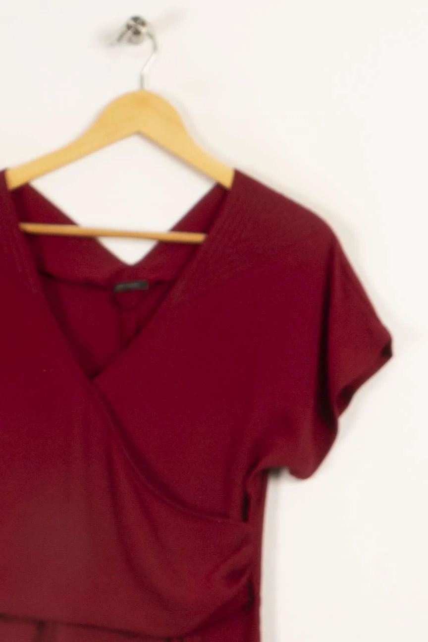 Robe bordeaux - Taille S/36 - Image 3