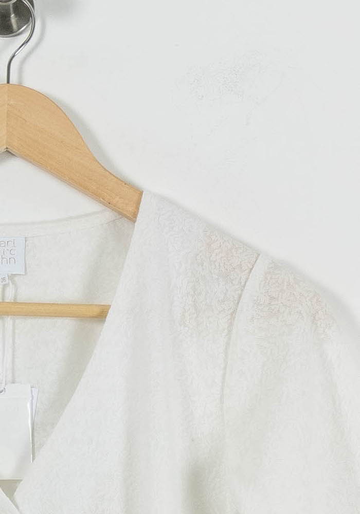 Robe Boutonnée Blanche - Taille S/36 - Image 3