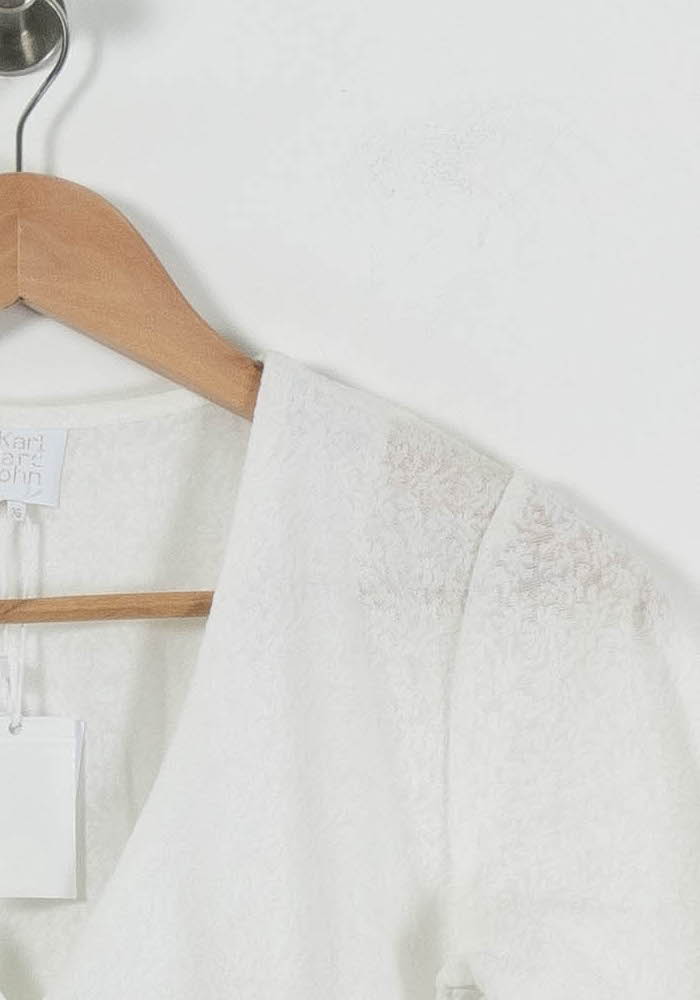 Robe Boutonnée Blanche - Taille S/36 - Image 3