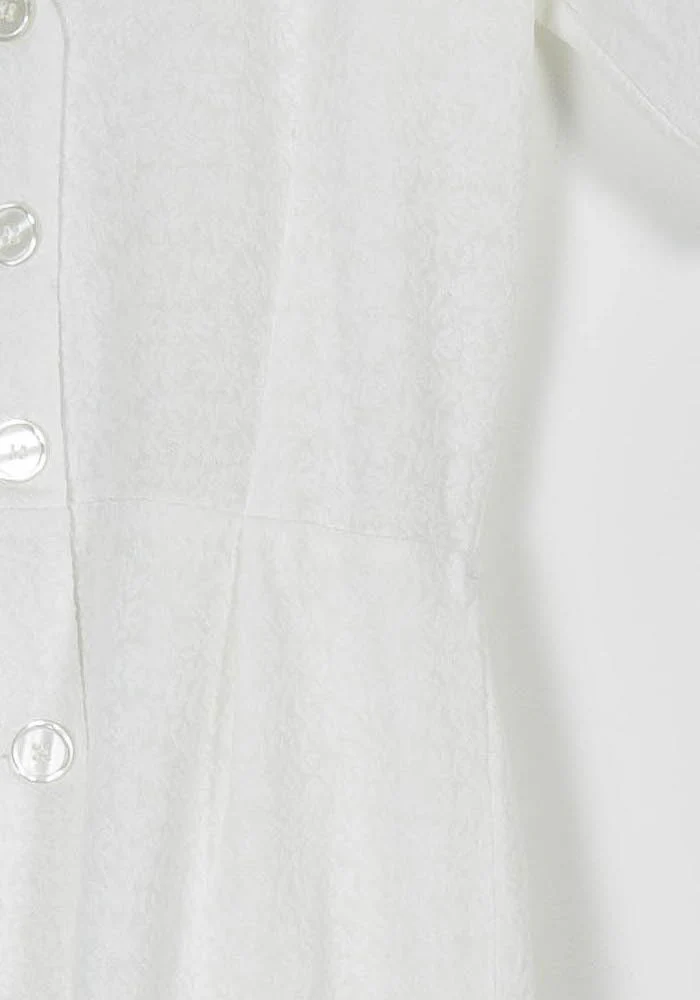 Robe Boutonnée Blanche - Taille S/36 - Image 3