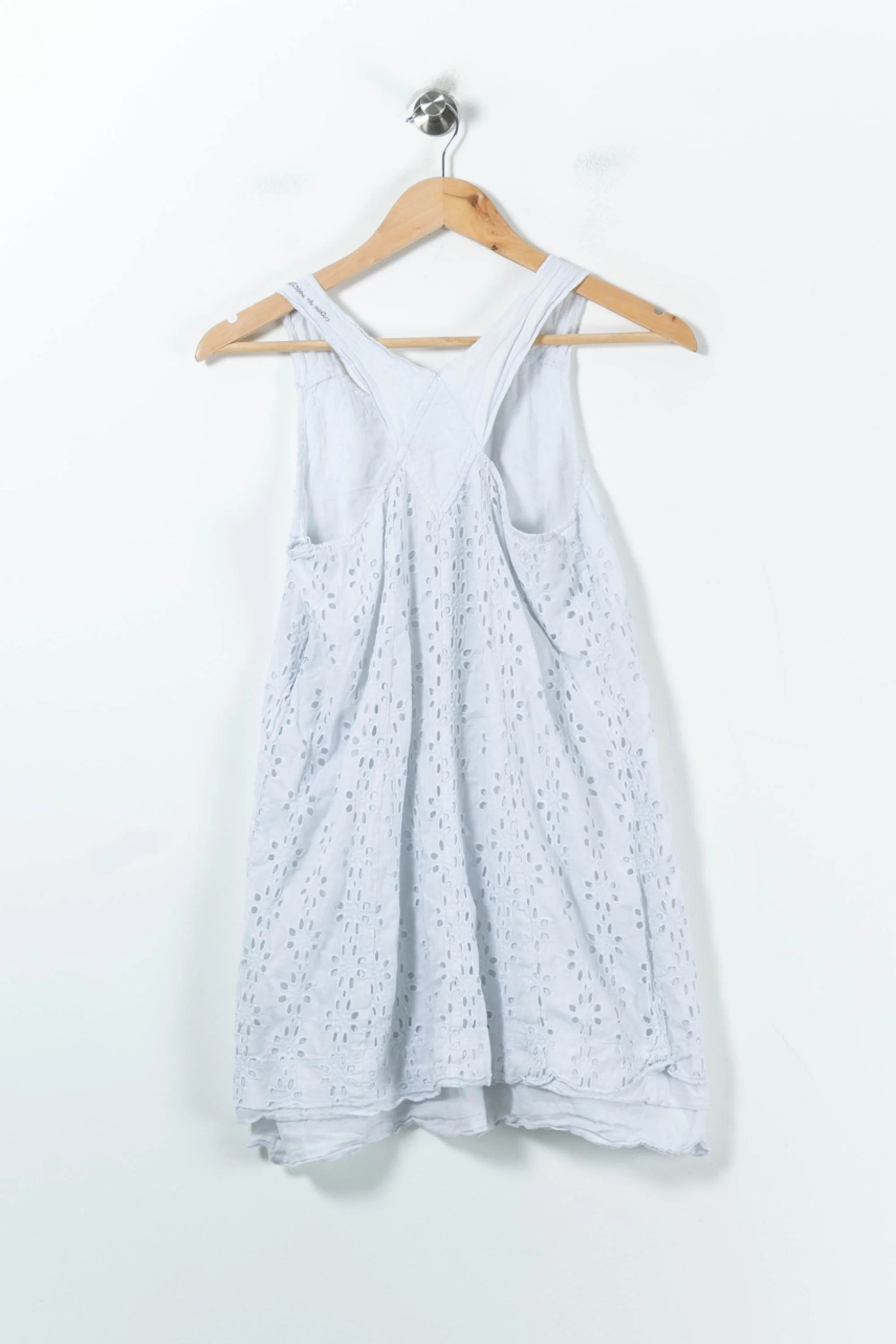 Robe Brodée Blanche - Taille S/36 - Image 4