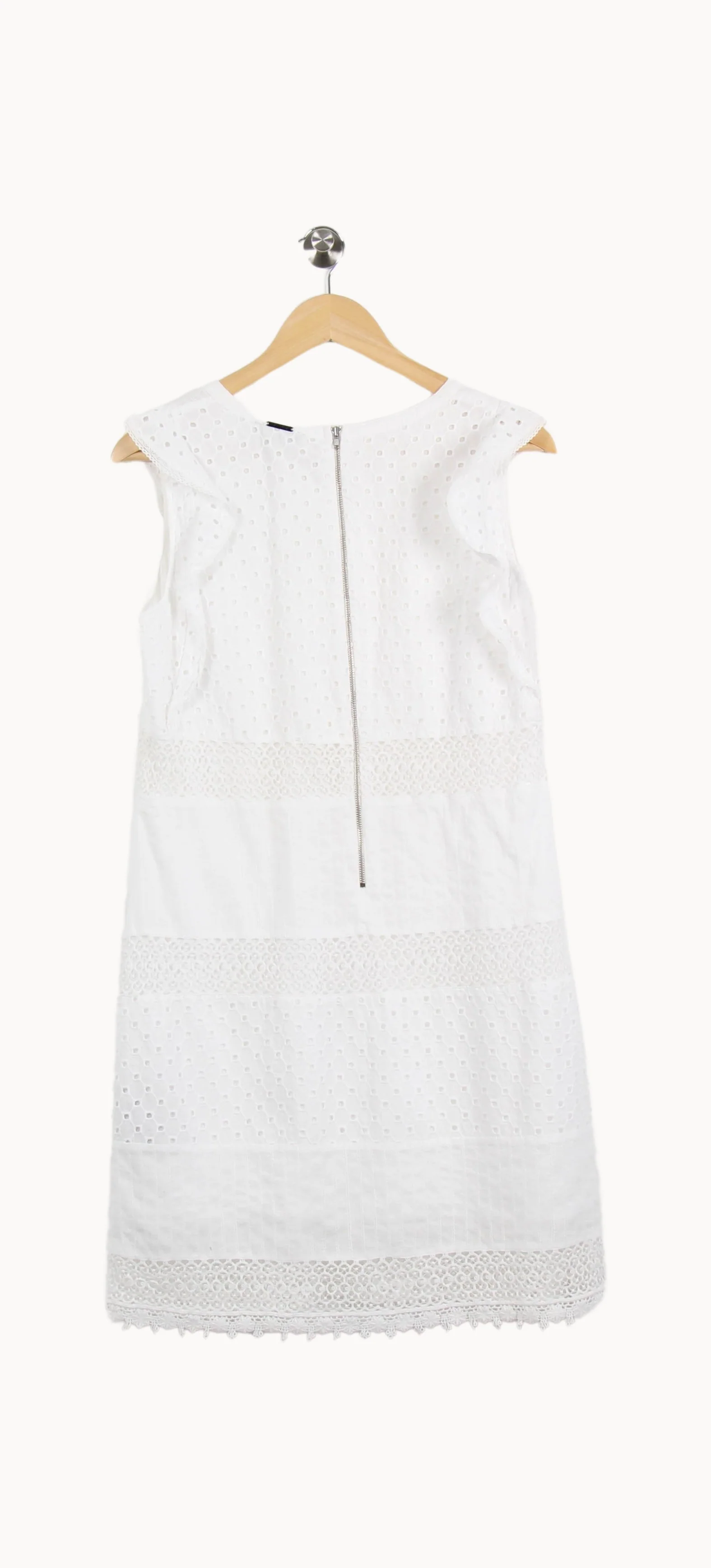 Robe Brodée Blanche - Taille XL/42 - Image 4