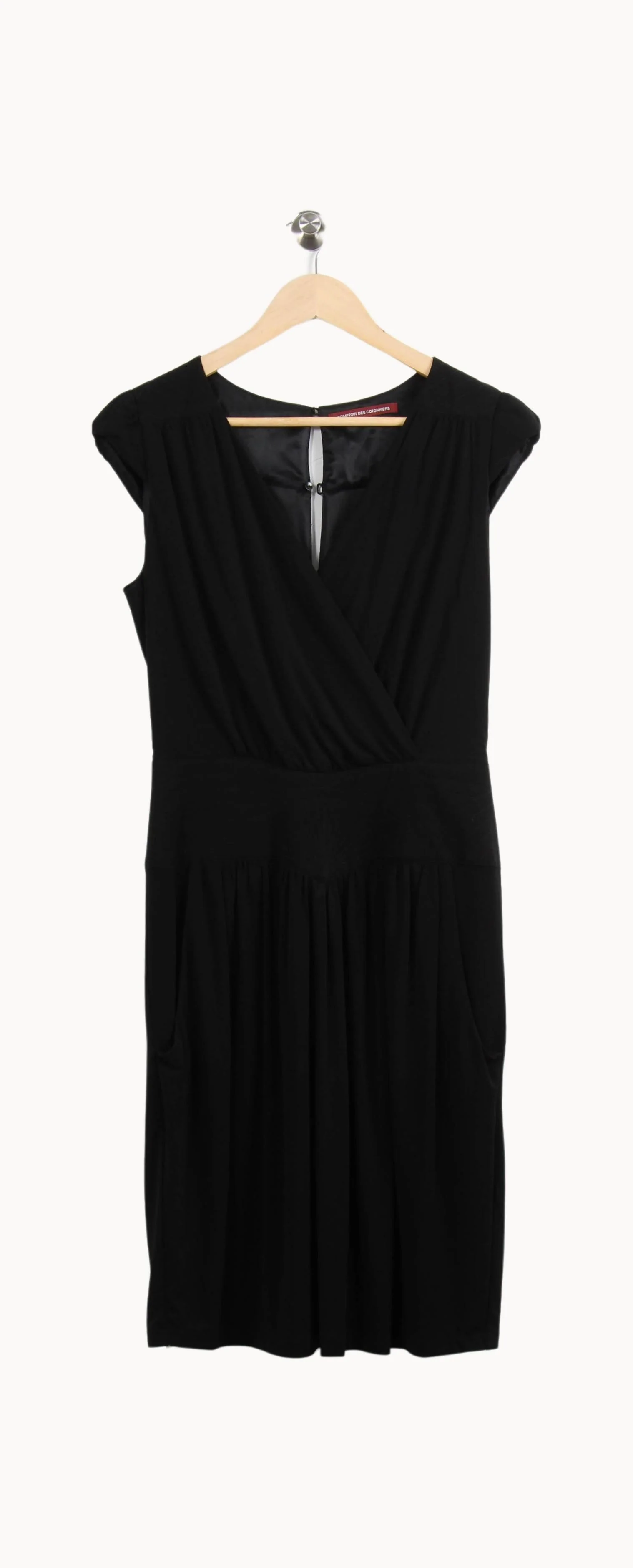 Robe Cache-Cœur Noire - Taille L/40 - Image 2