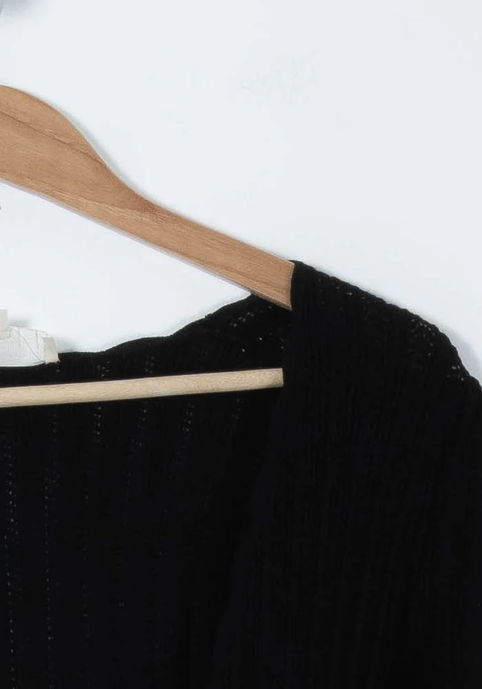 Robe Cache-Cœur Noire - Taille S/36 - Image 3