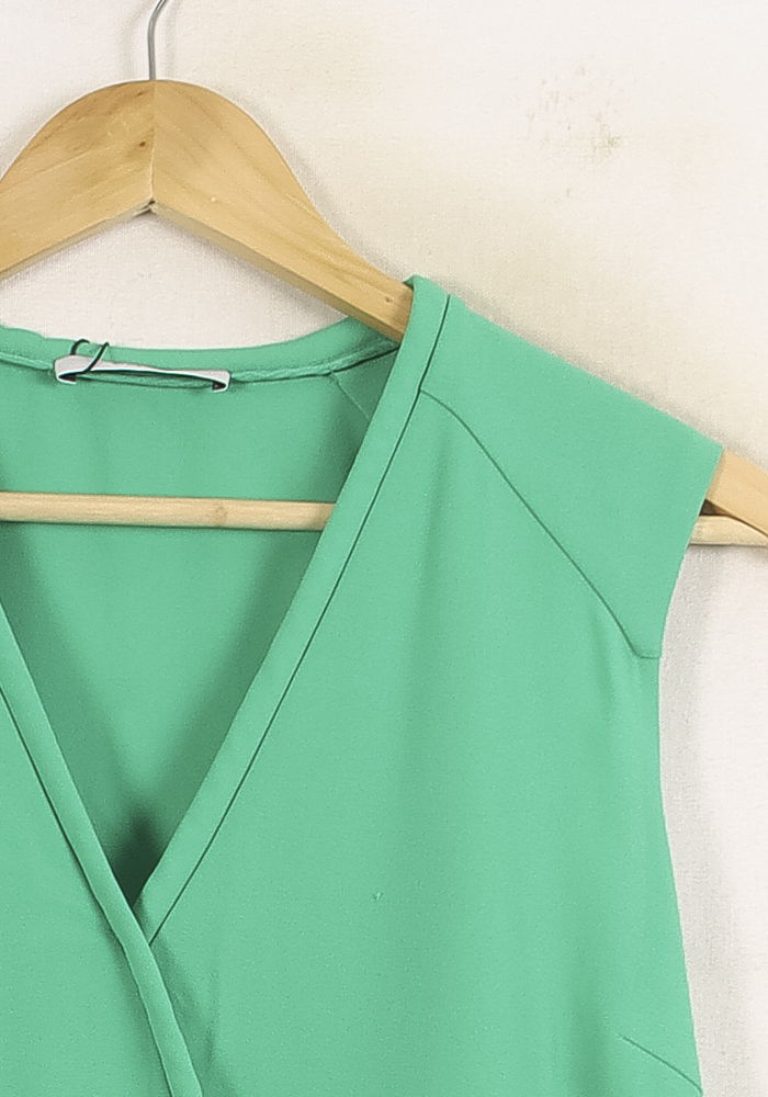 Robe Cache-Cœur Verte - Taille XL/42 - Image 3