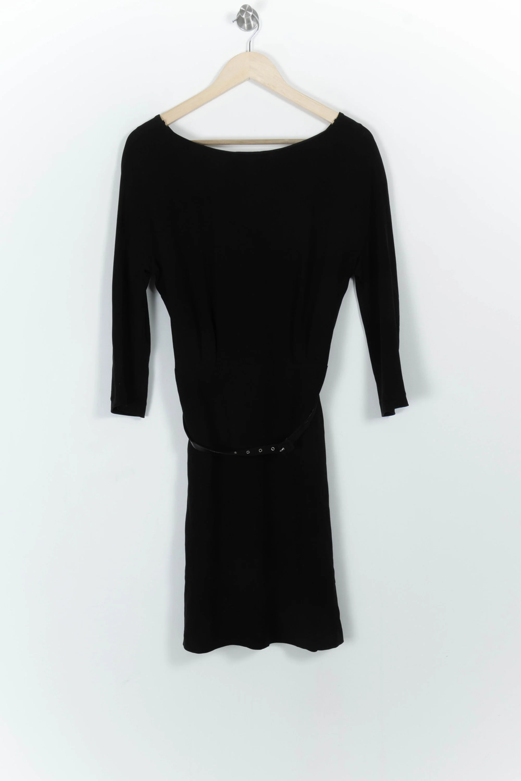 Robe Ceinturée Noire - Taille S/36 - Image 2