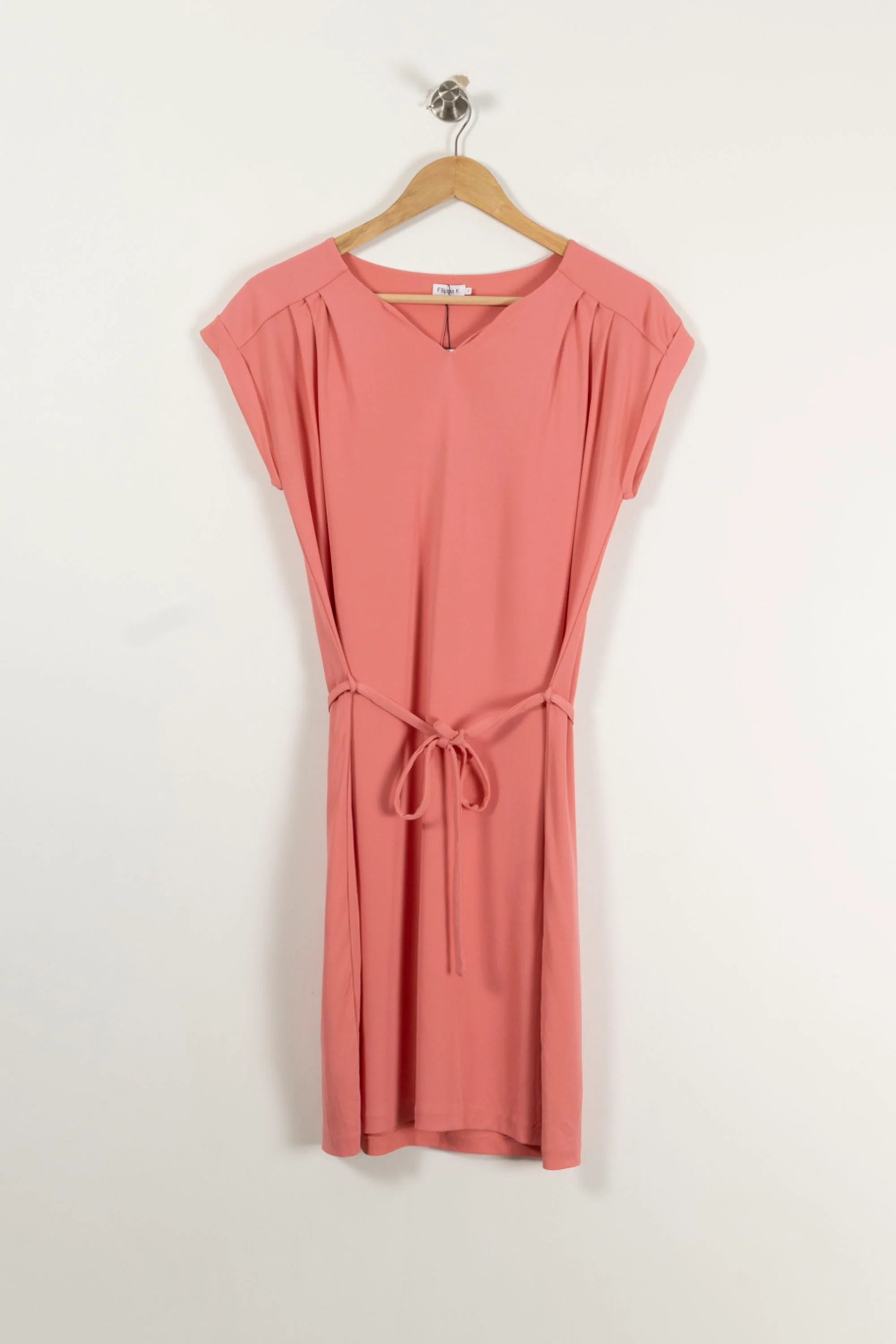 Robe Ceinturée Rose - Taille S/36 - Image 2