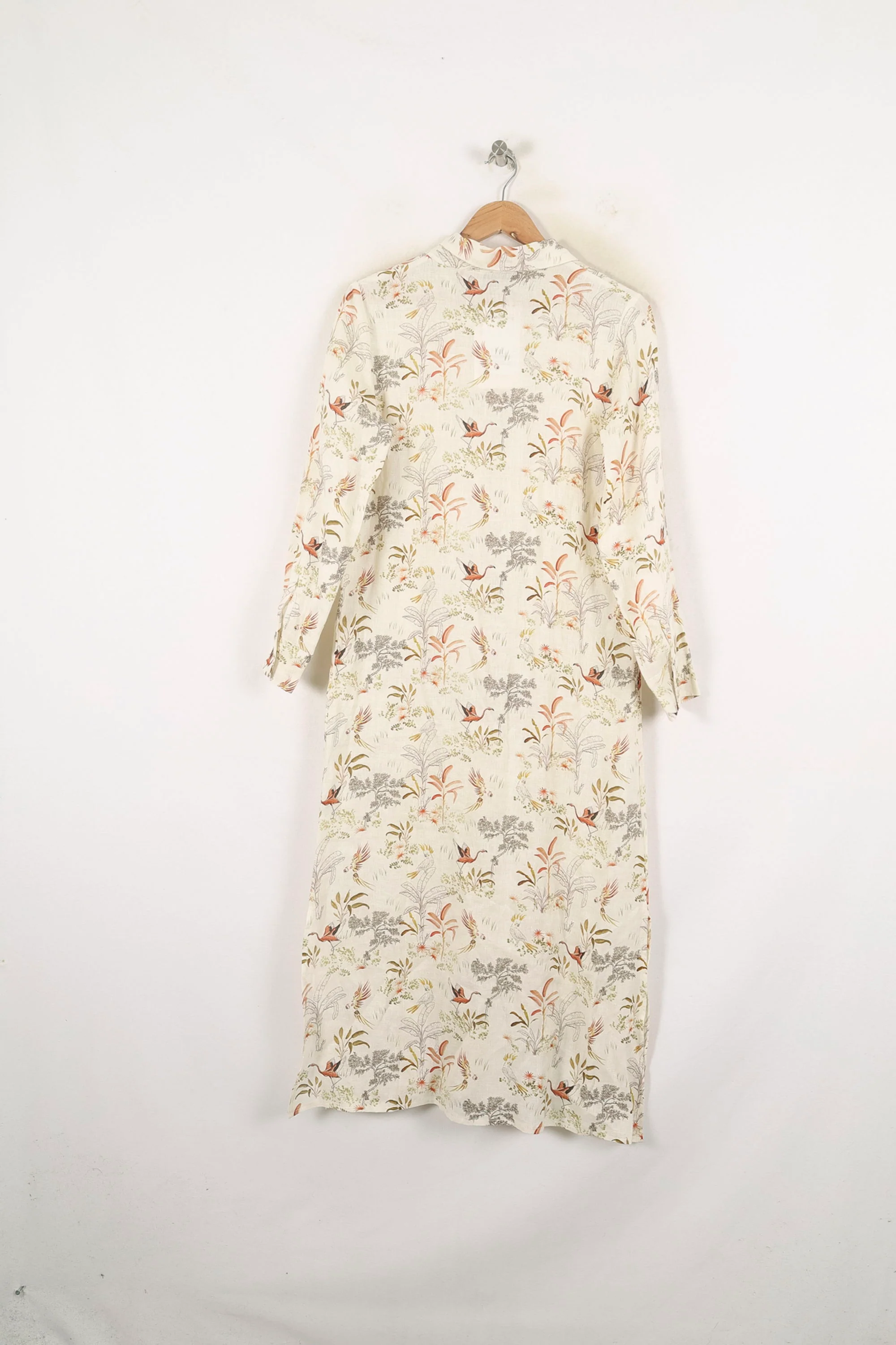 Robe Chemise Beige à Motifs - Taille M/38 - Image 4