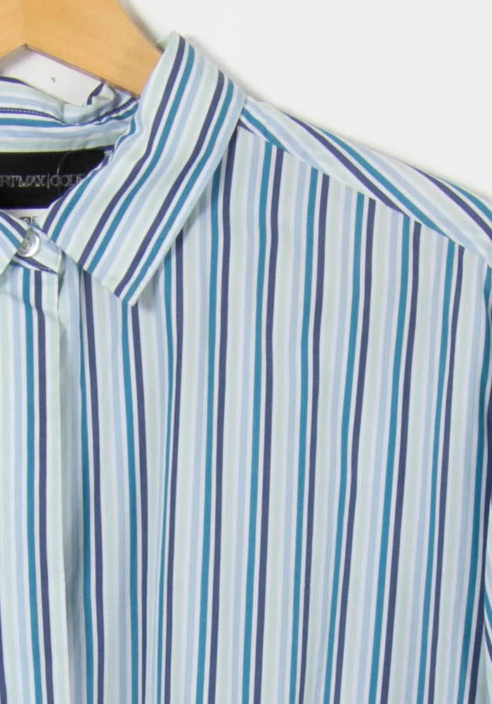 Robe Chemise Bleu et Blanc - Taille XXXL/46 - Image 3