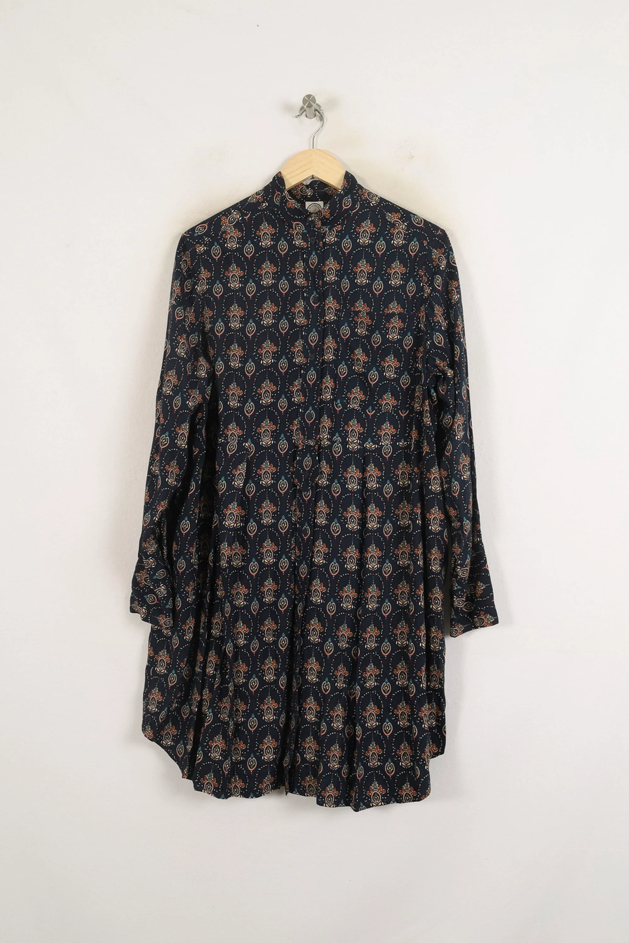 Robe Chemise Bleue et Orange - Taille S/36 - Image 2