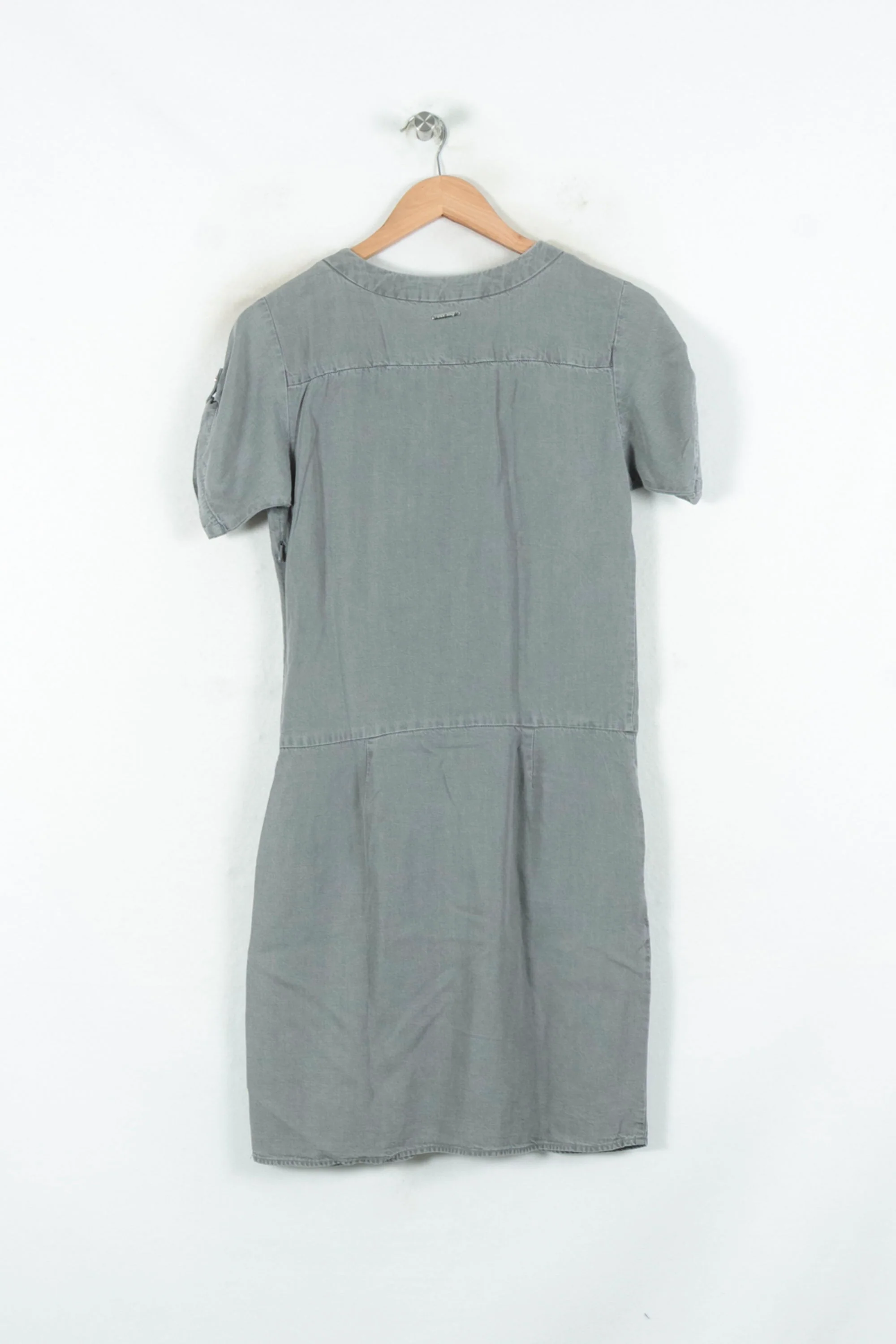 Robe Chemise Grise - Taille XS/34 - Image 4