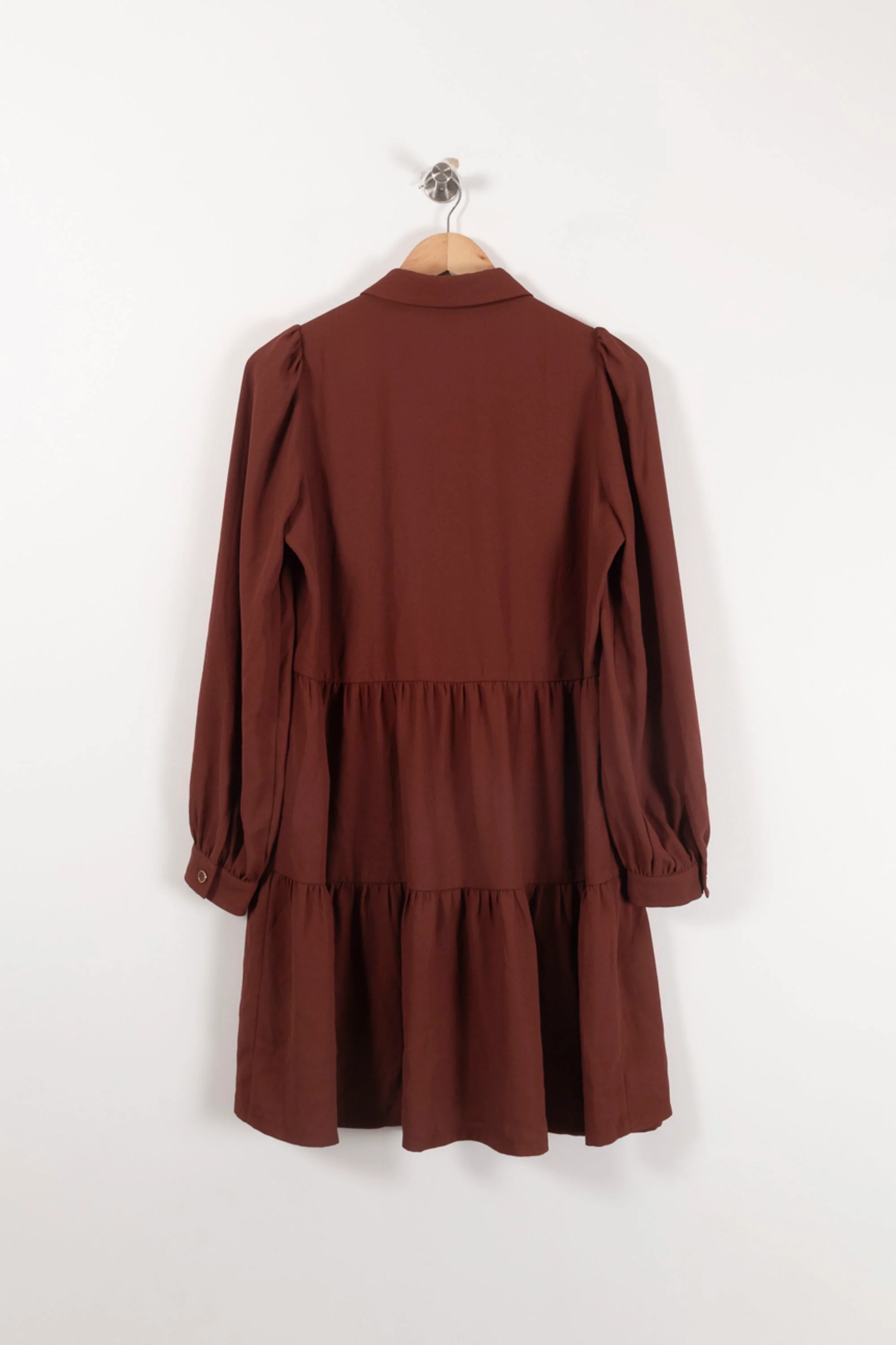 Robe Chemise Marron - Taille S/36 - Image 4