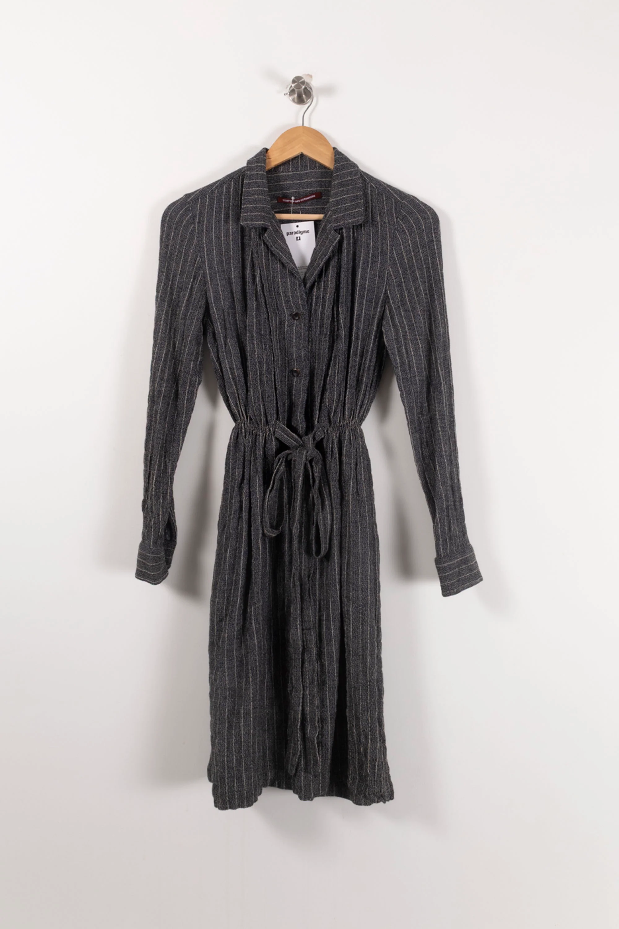Robe Chemise Noire - Taille S/36 - Image 2