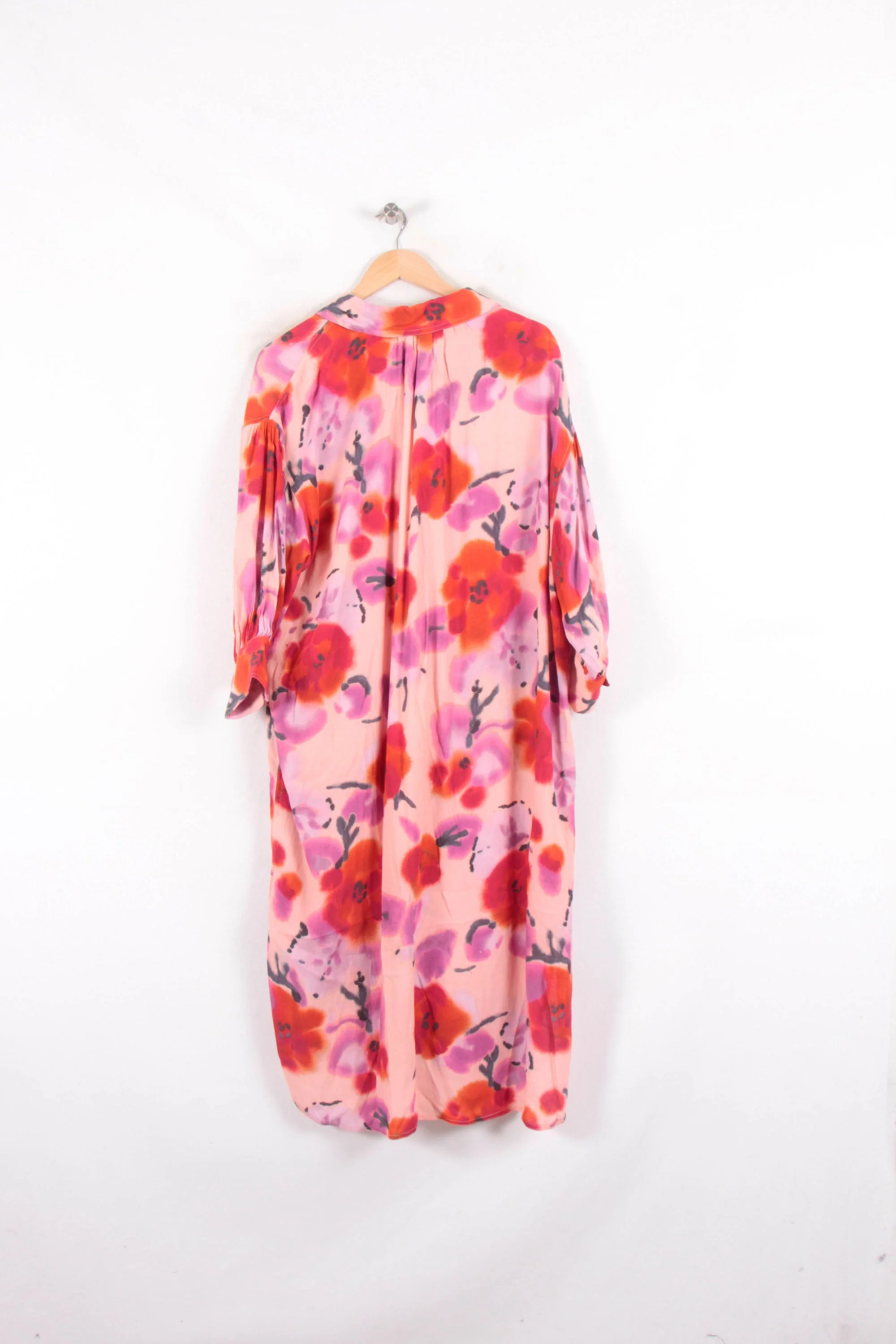 Robe Chemise Rose et Rouge - Taille M/38 - Image 4