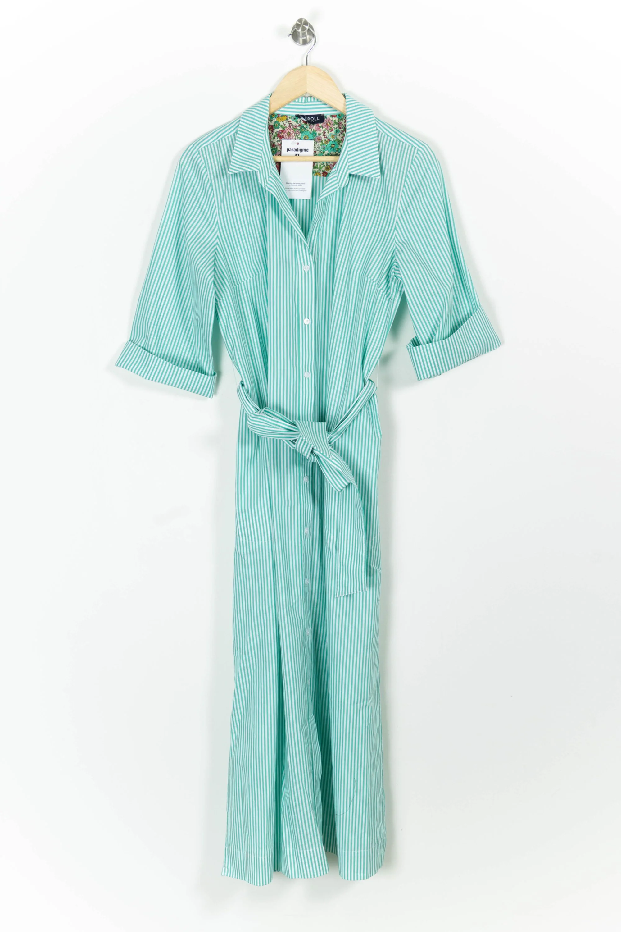 Robe chemise verte - Taille L/40 - Image 2