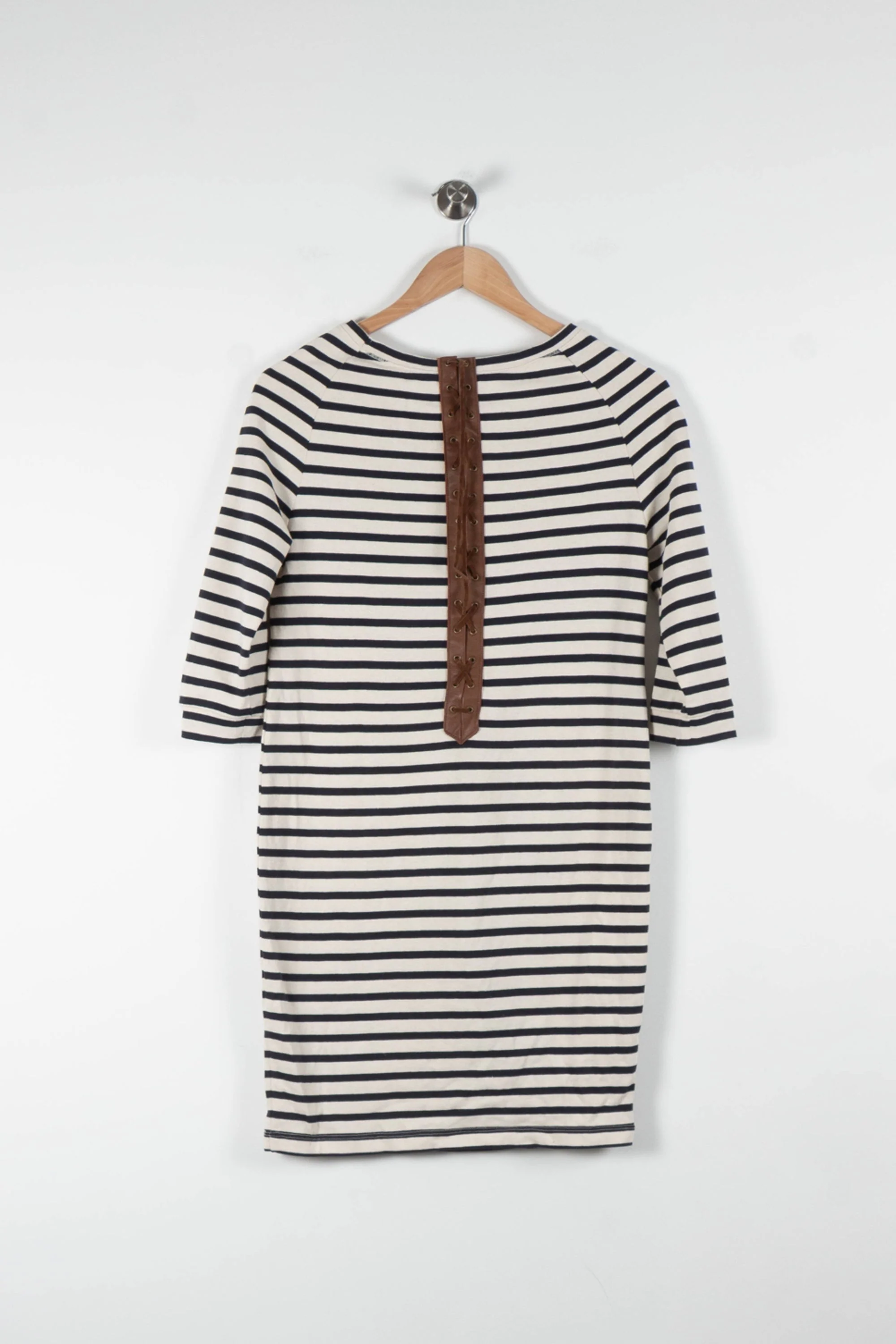Robe Courte Beige et Noire - Taille S/36 - Image 4
