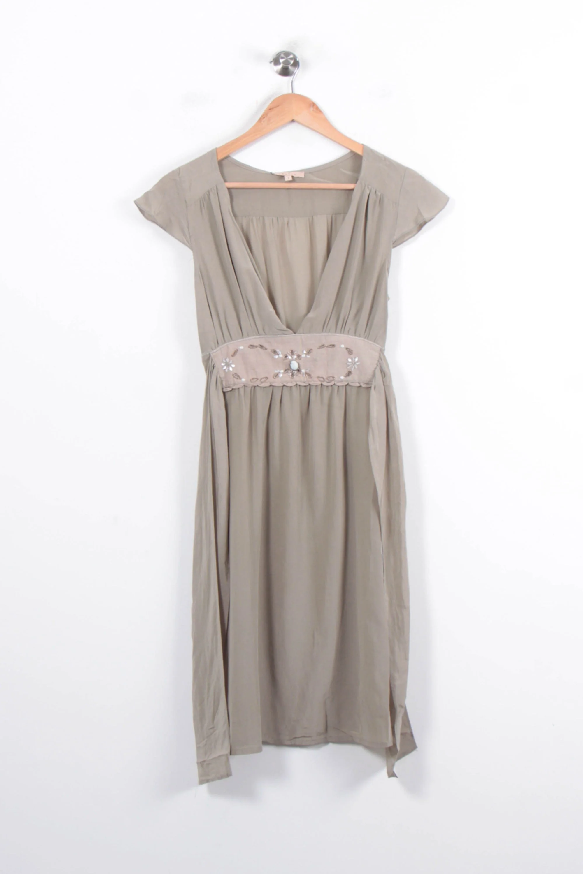 Robe Courte Beige - Taille S/36 - Image 2