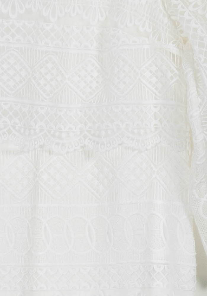 Robe Courte Blanche - Taille L/40 - Image 3