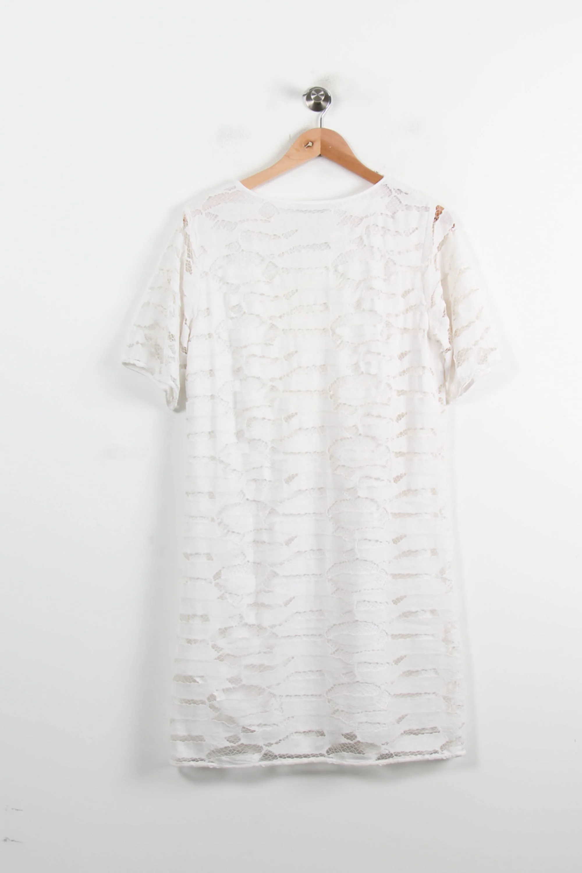 Robe Courte Blanche - Taille XL/42 - Image 4