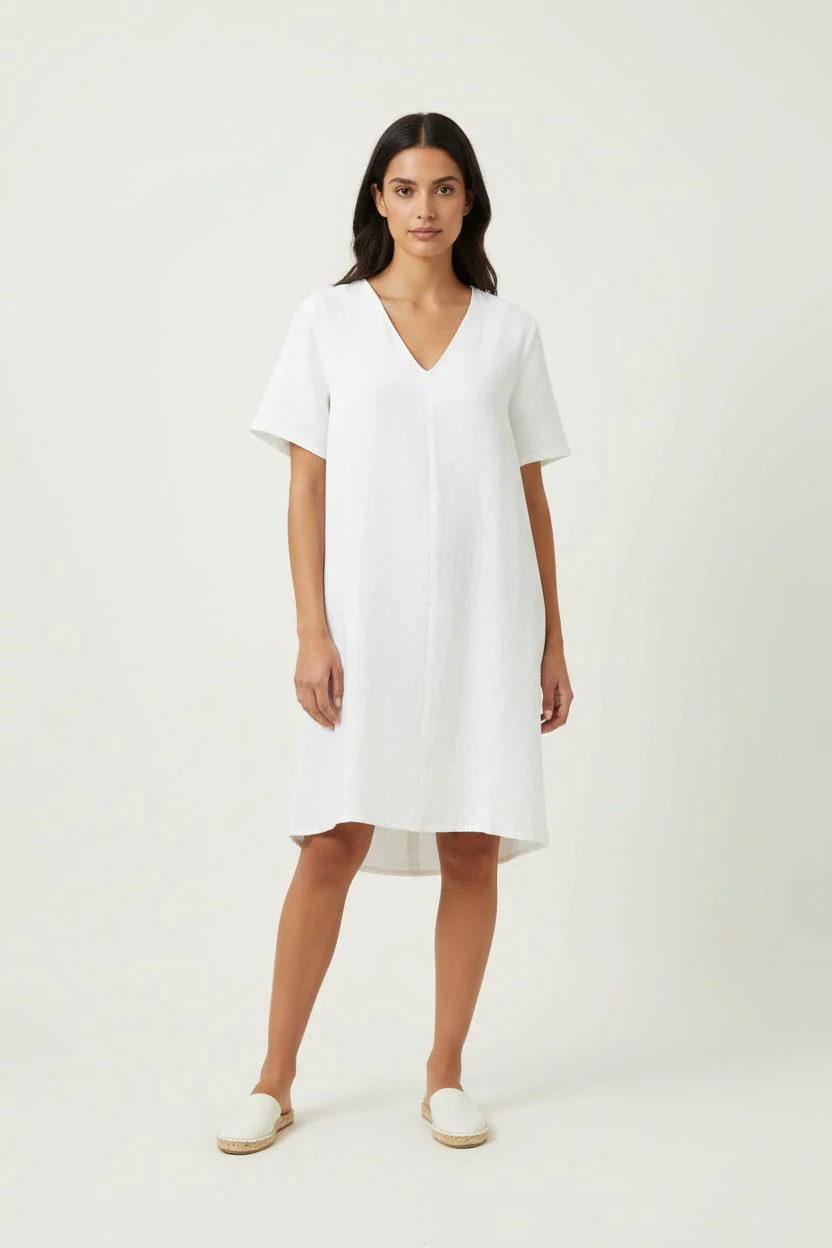 Robe Courte Blanche - Taille XS/34