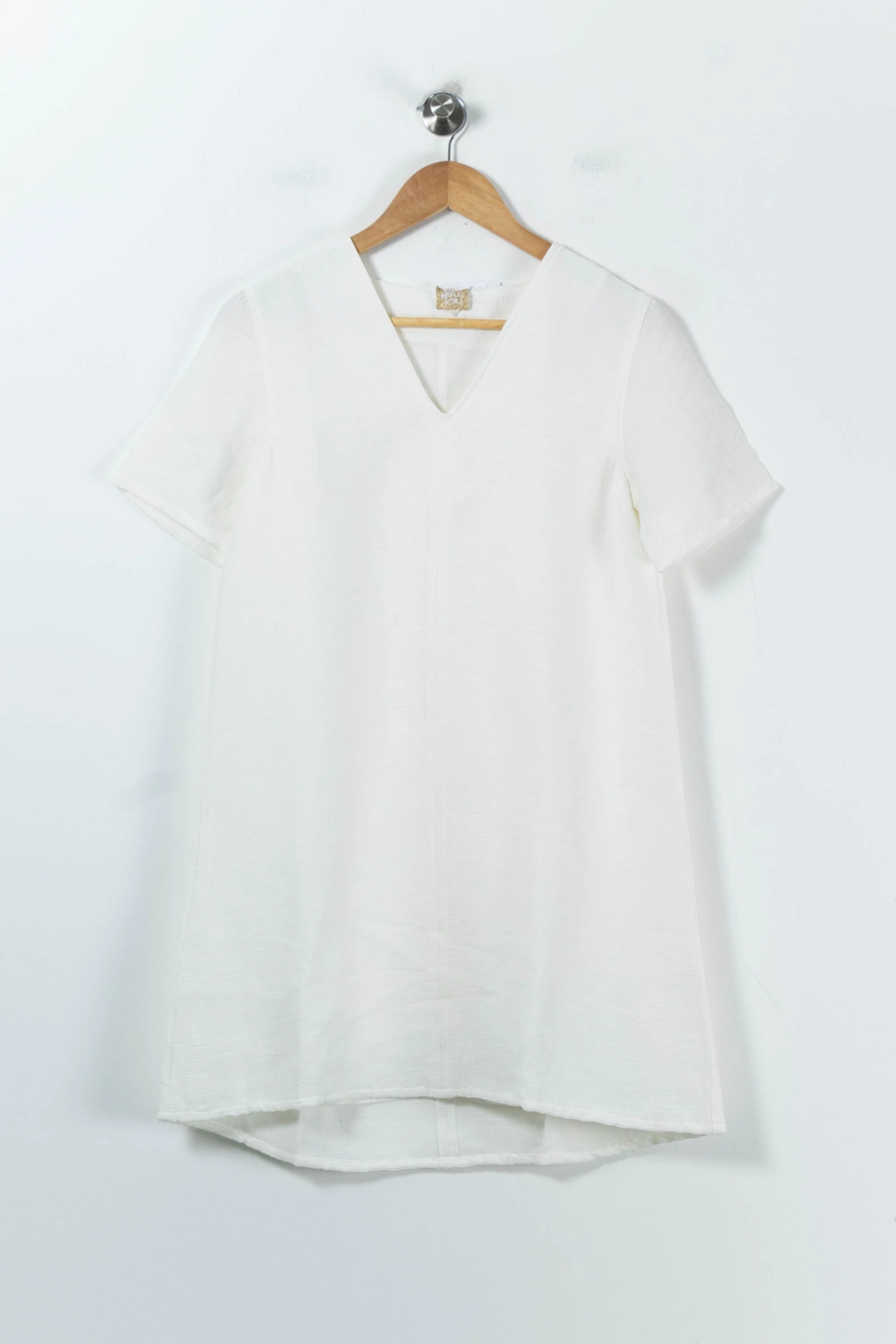 Robe Courte Blanche - Taille XS/34 - Image 2