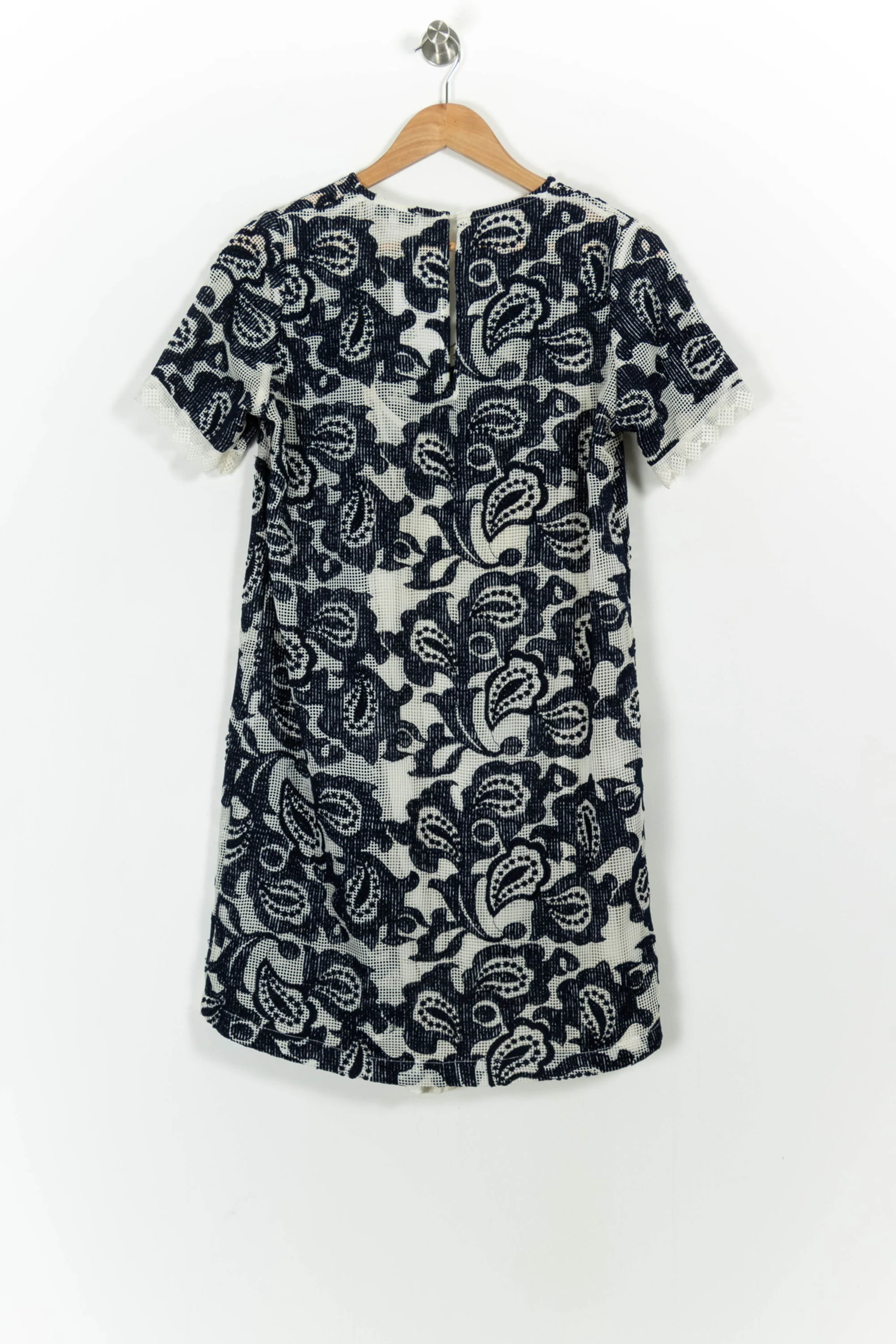 Robe Courte Bleu et Blanche - Taille M/38 - Image 4