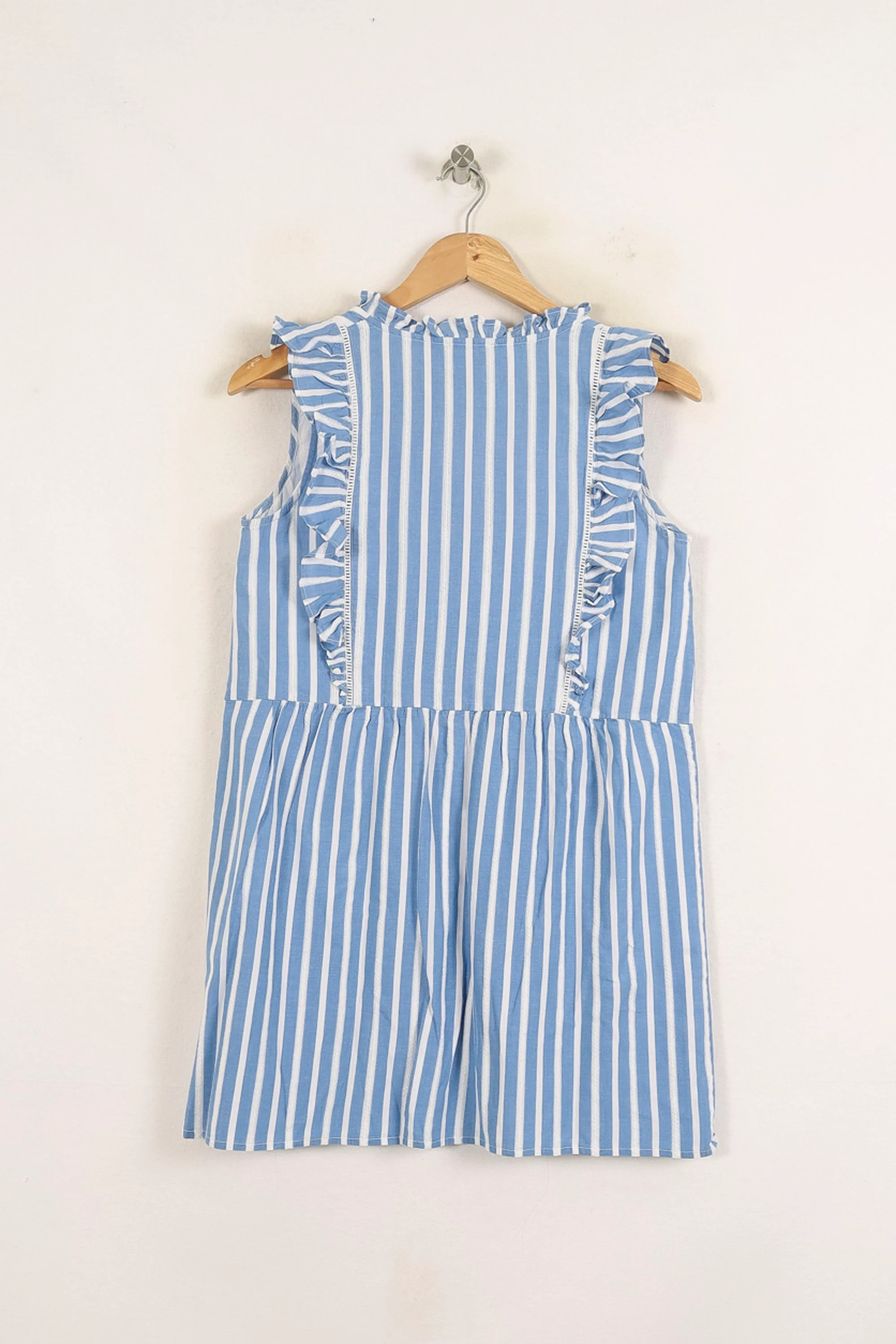 Robe Courte Bleu et Blanche - Taille S/36 - Image 4