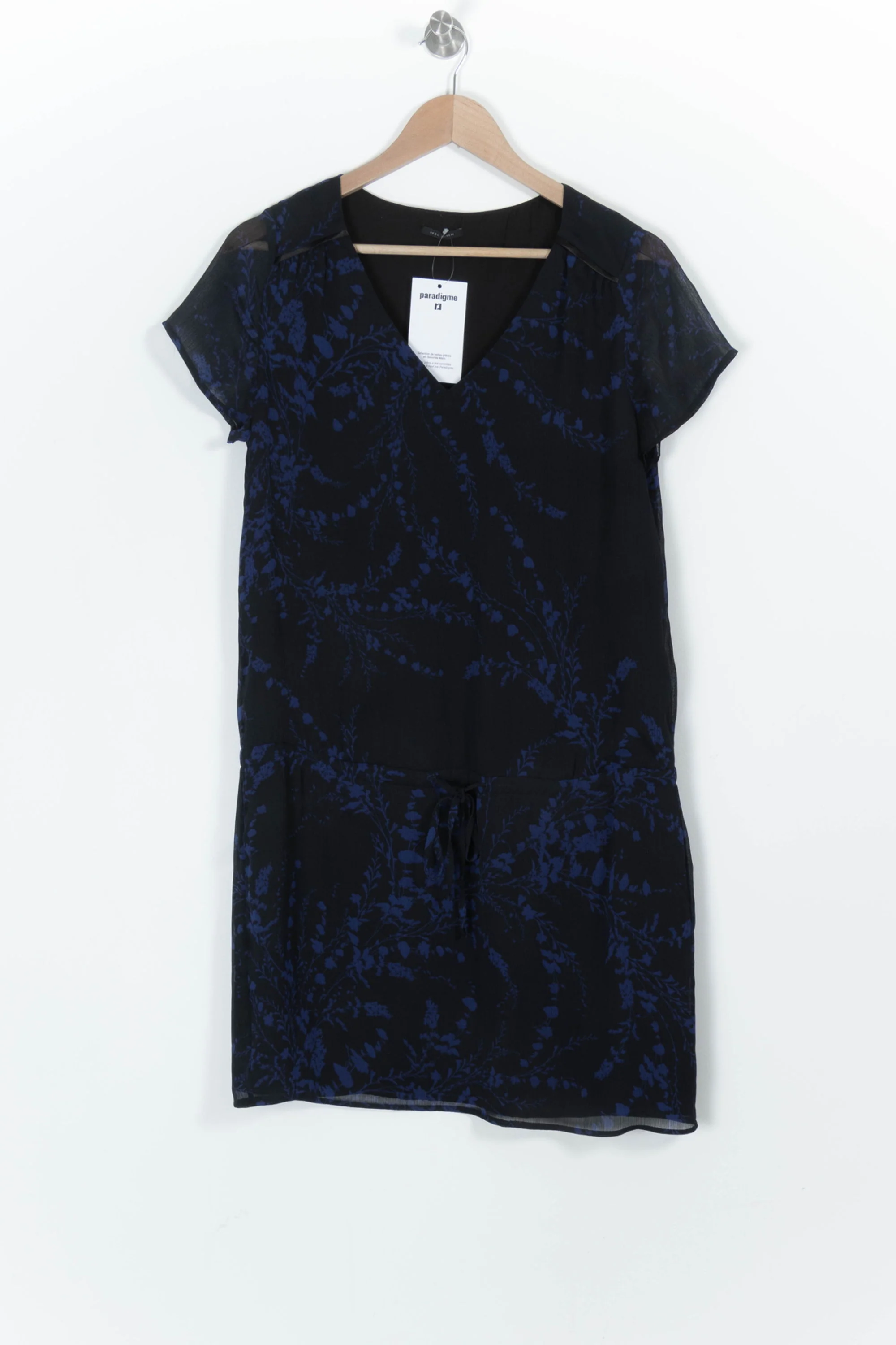 Robe Courte Bleu et Noir - Taille L/40 - Image 2