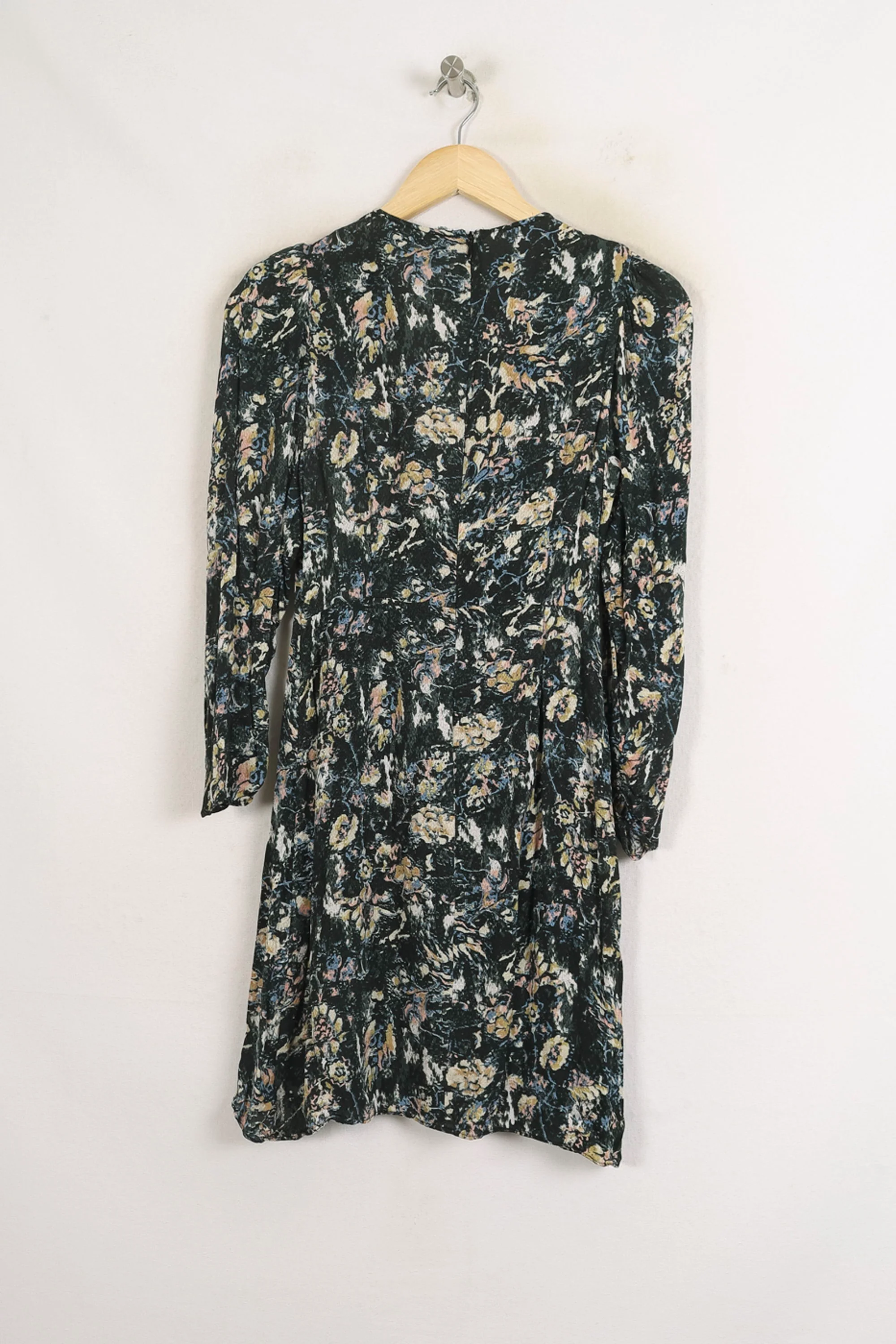 Robe Courte Bleue et Beige - Taille XS/34 - Image 4