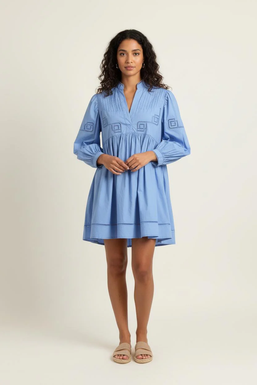 Robe Courte Bleue - Taille XS/34