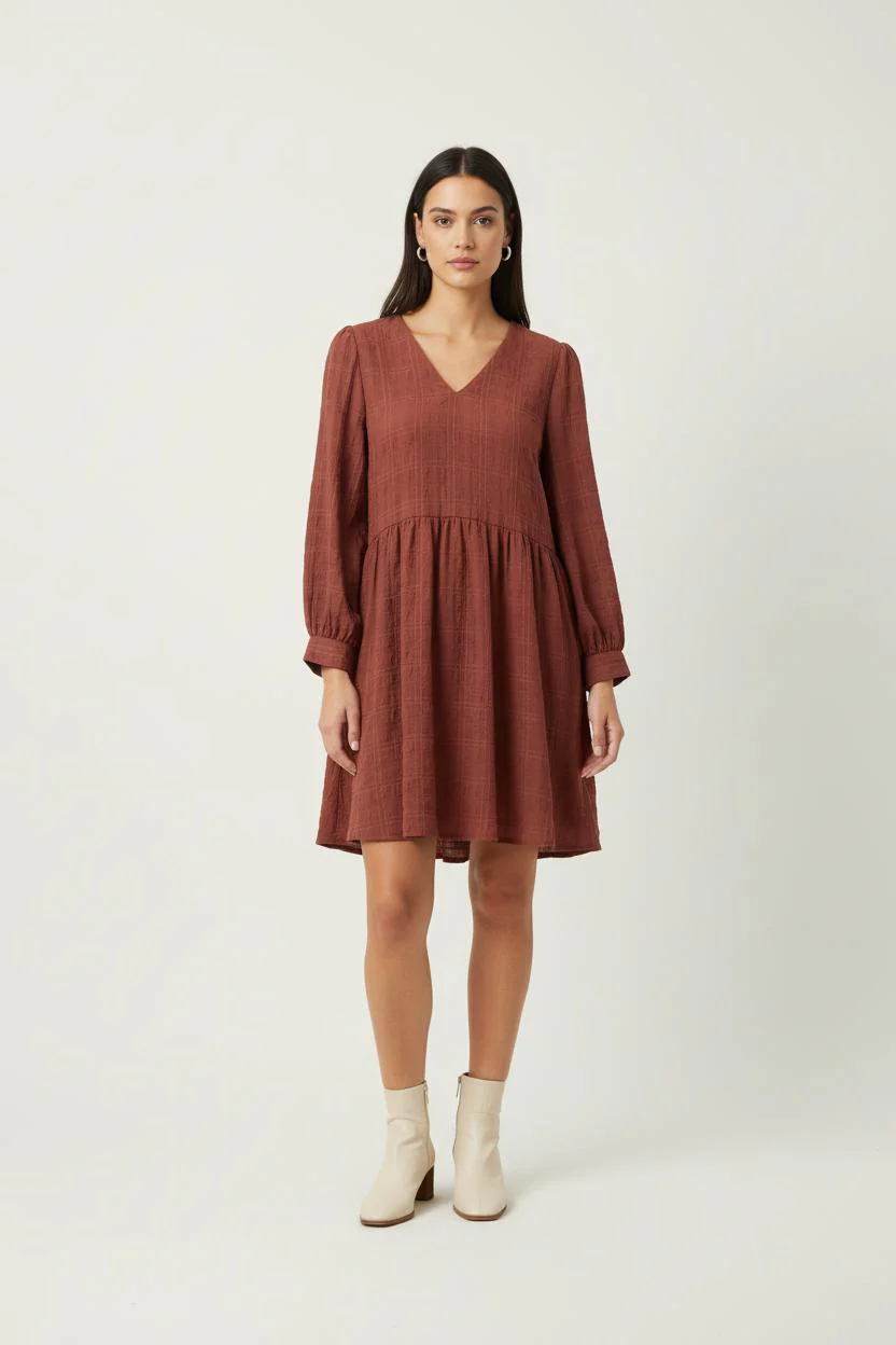 Robe Courte Bordeaux - Taille S/36