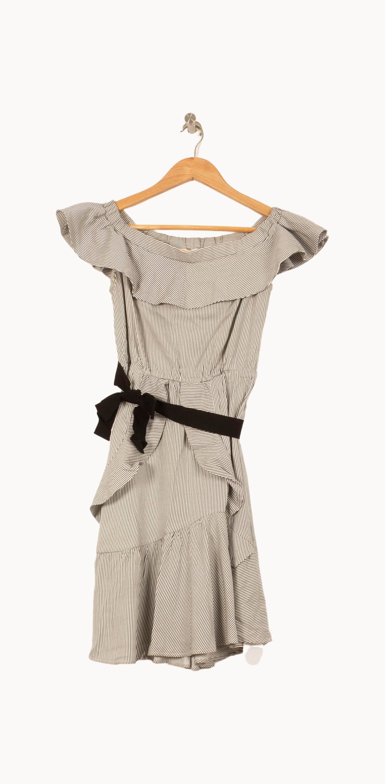 Robe Courte Grise et Noire - Taille M/38 - Image 2