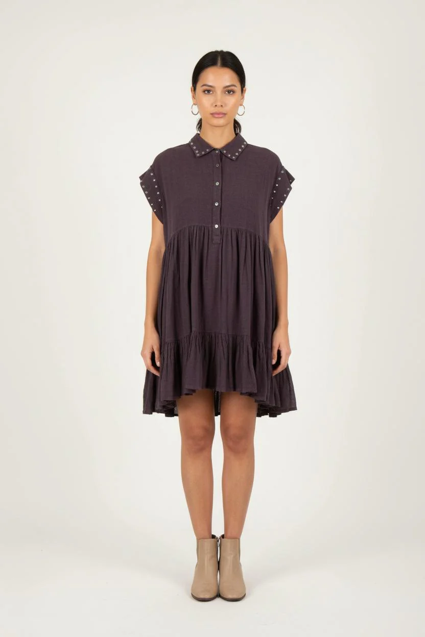 Robe Courte Grise - Taille S/36