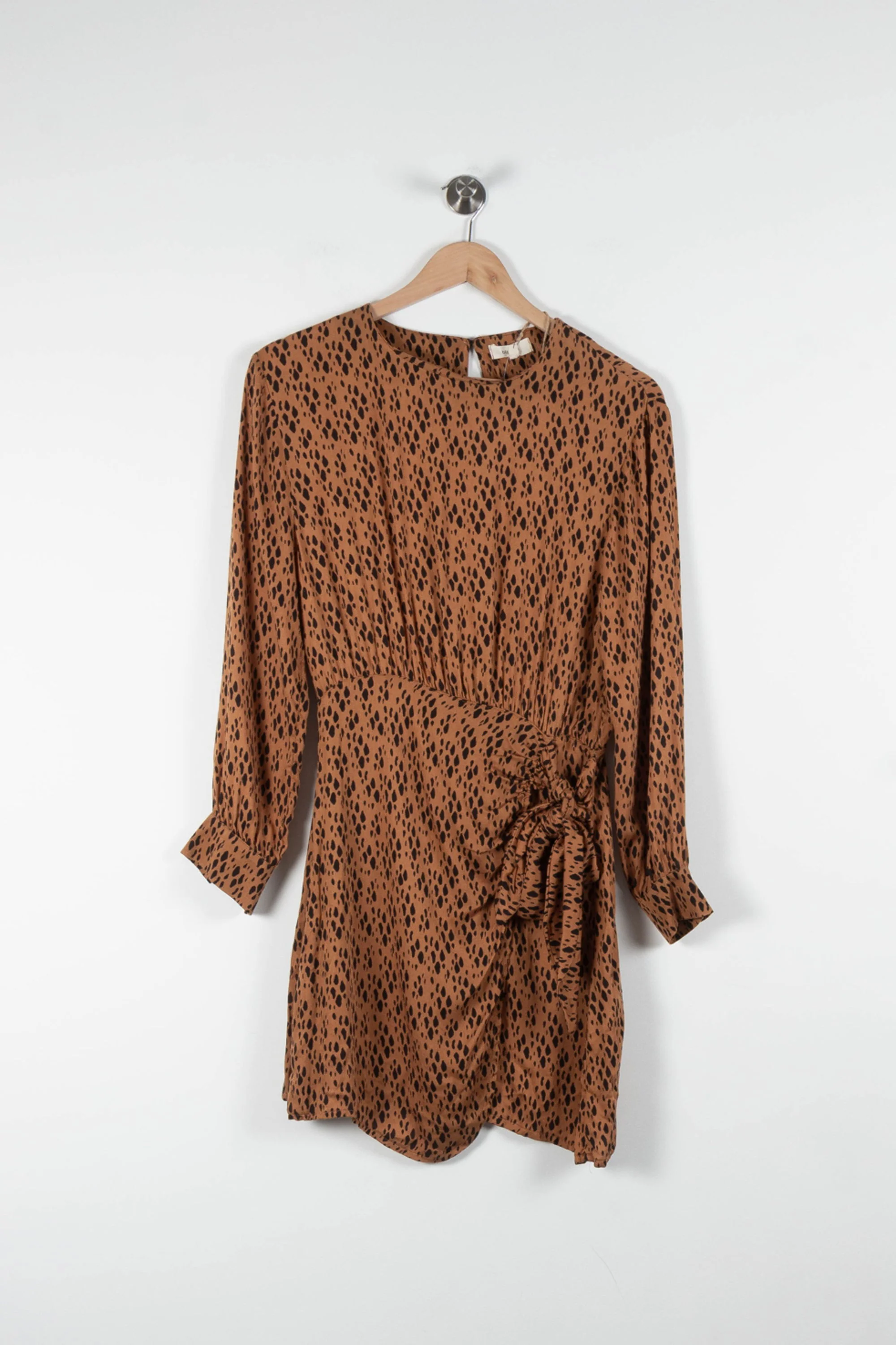 Robe Courte Marron et Noir - Taille S/36 - Image 2