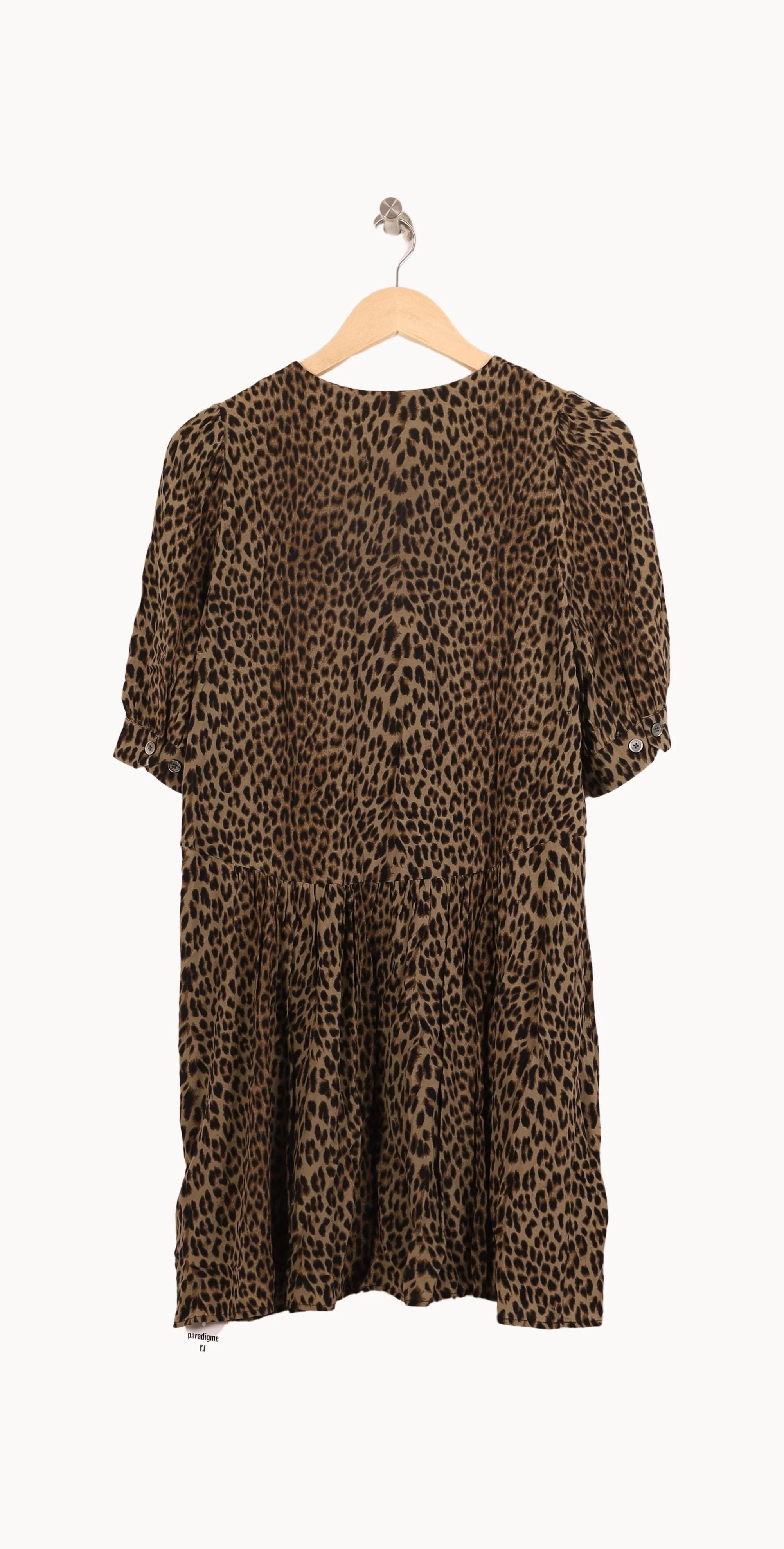 Robe Courte Marron et Noire - Taille XS/34 - Image 4