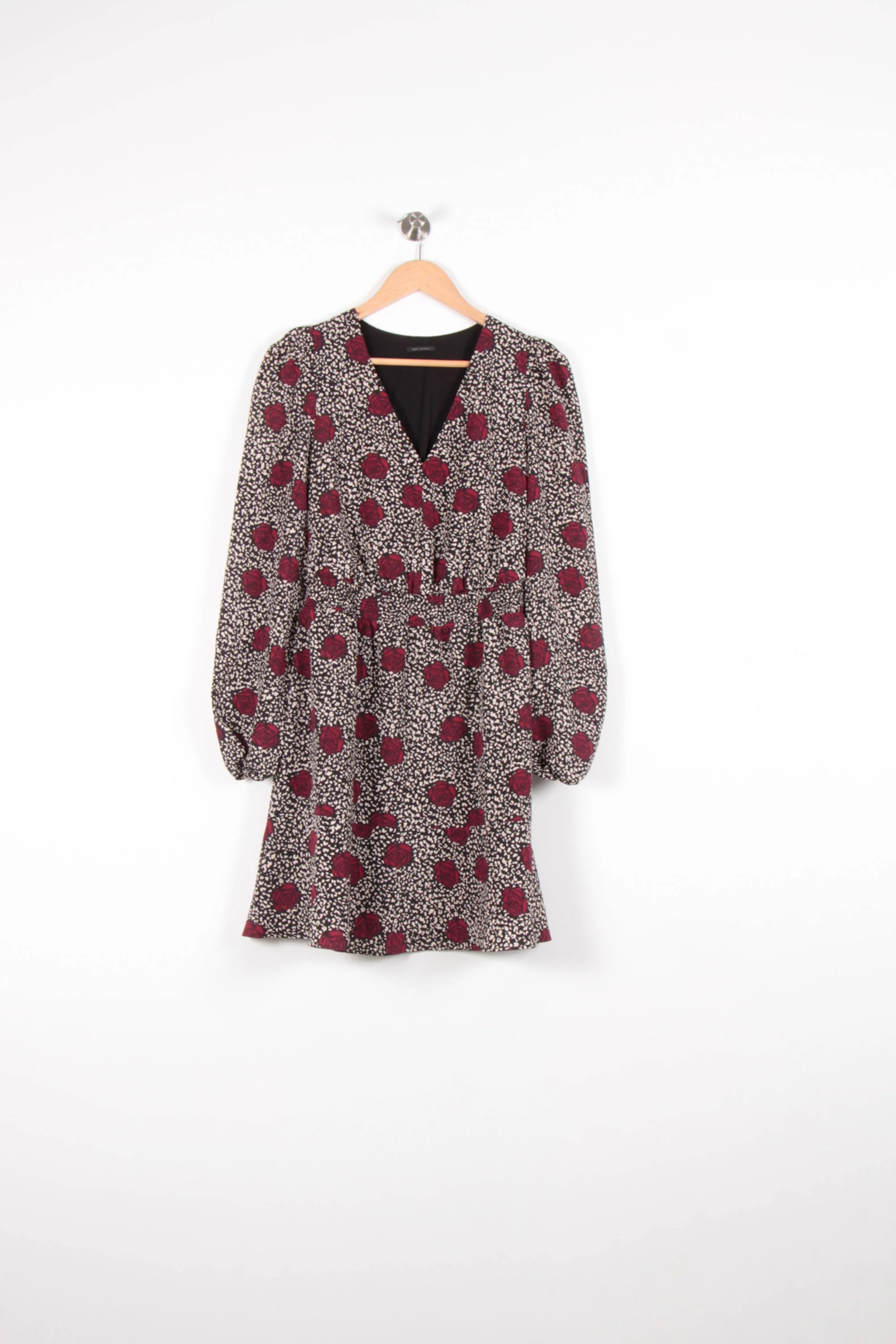 Robe Courte Noir et Bordeaux - Taille S/36 - Image 2