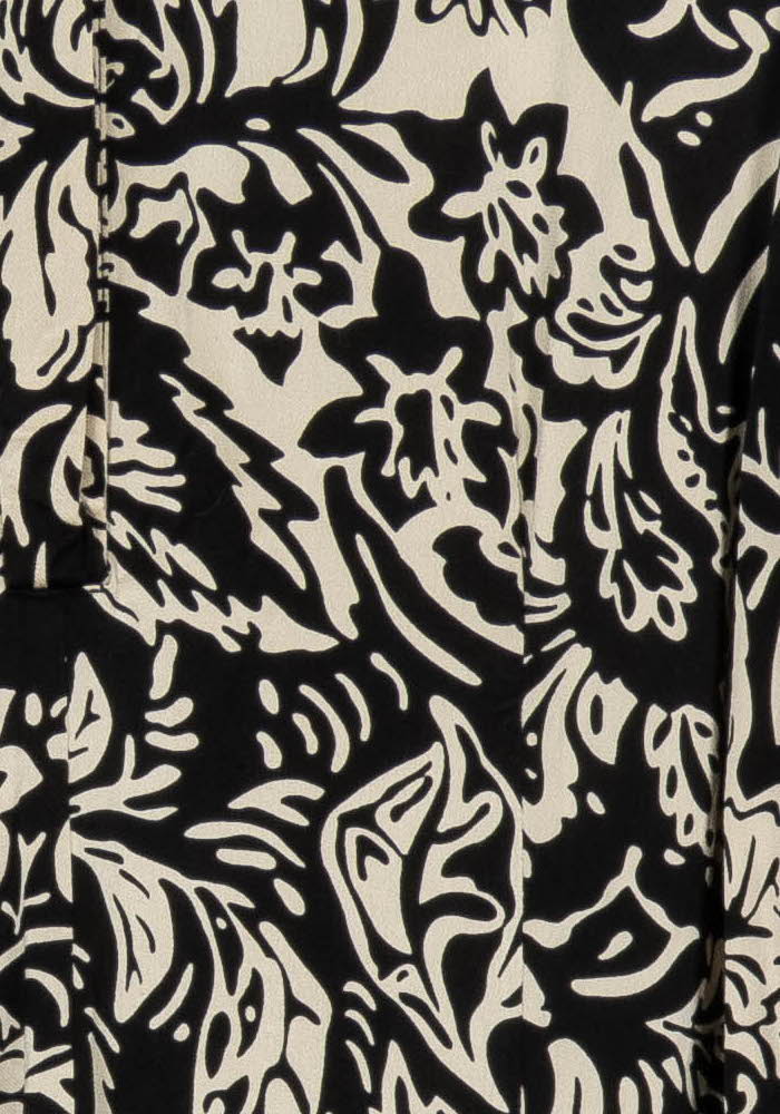 Robe Courte Noire et Beige - Taille XXL/44 - Image 3