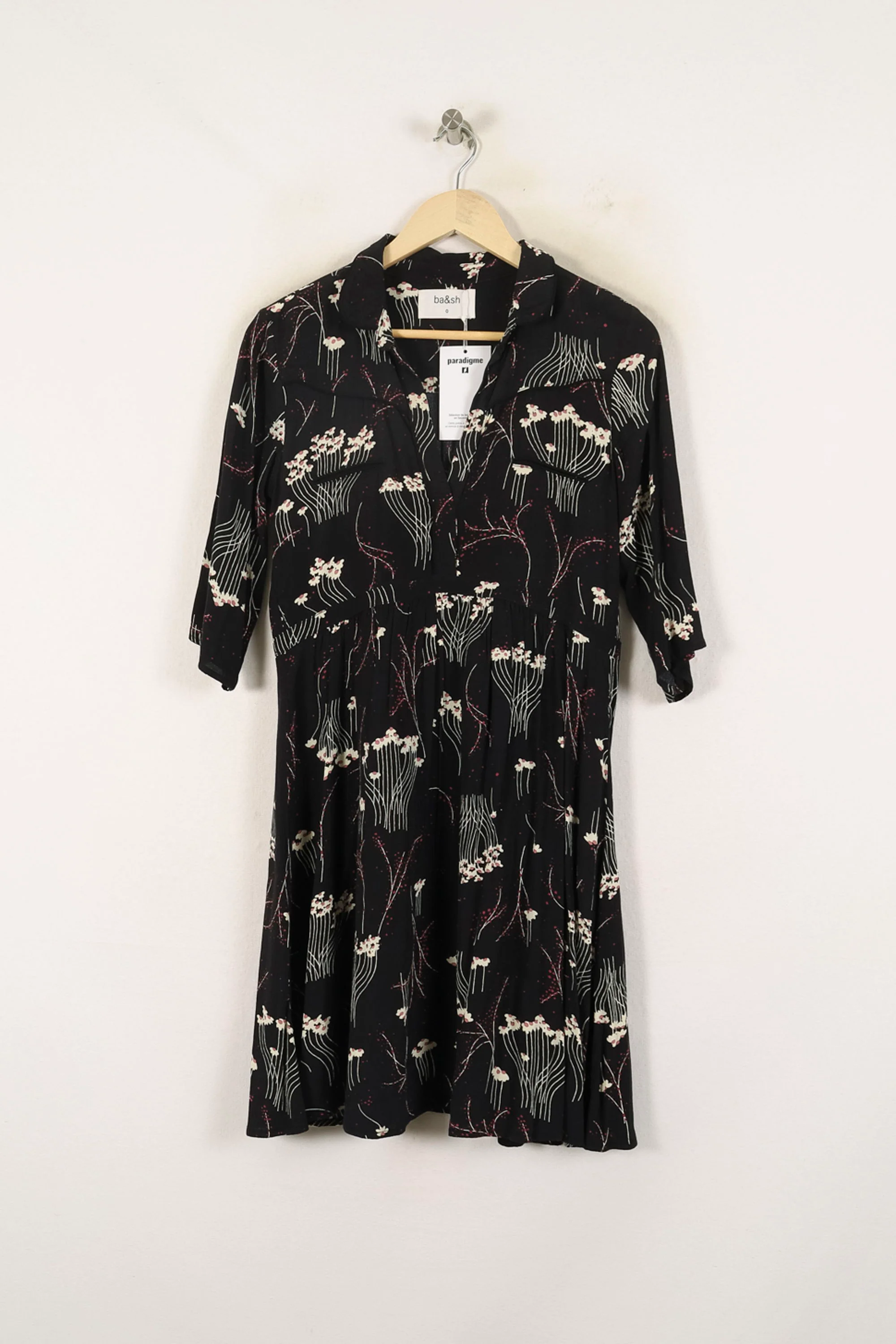 Robe Courte Noire et Blanche - Taille XS/34 - Image 2