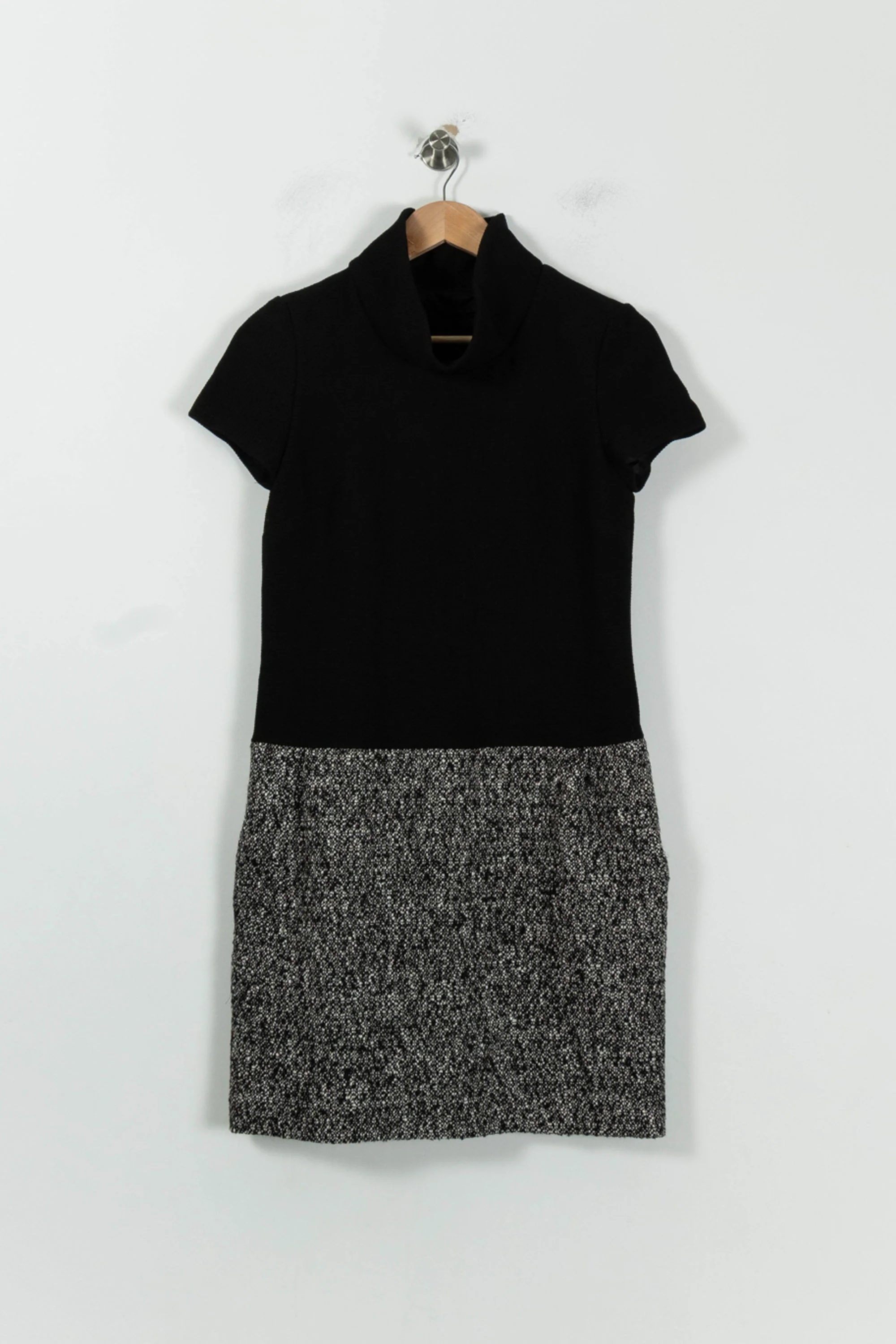 Robe Courte Noire et Grise - Taille S/36 - Image 2