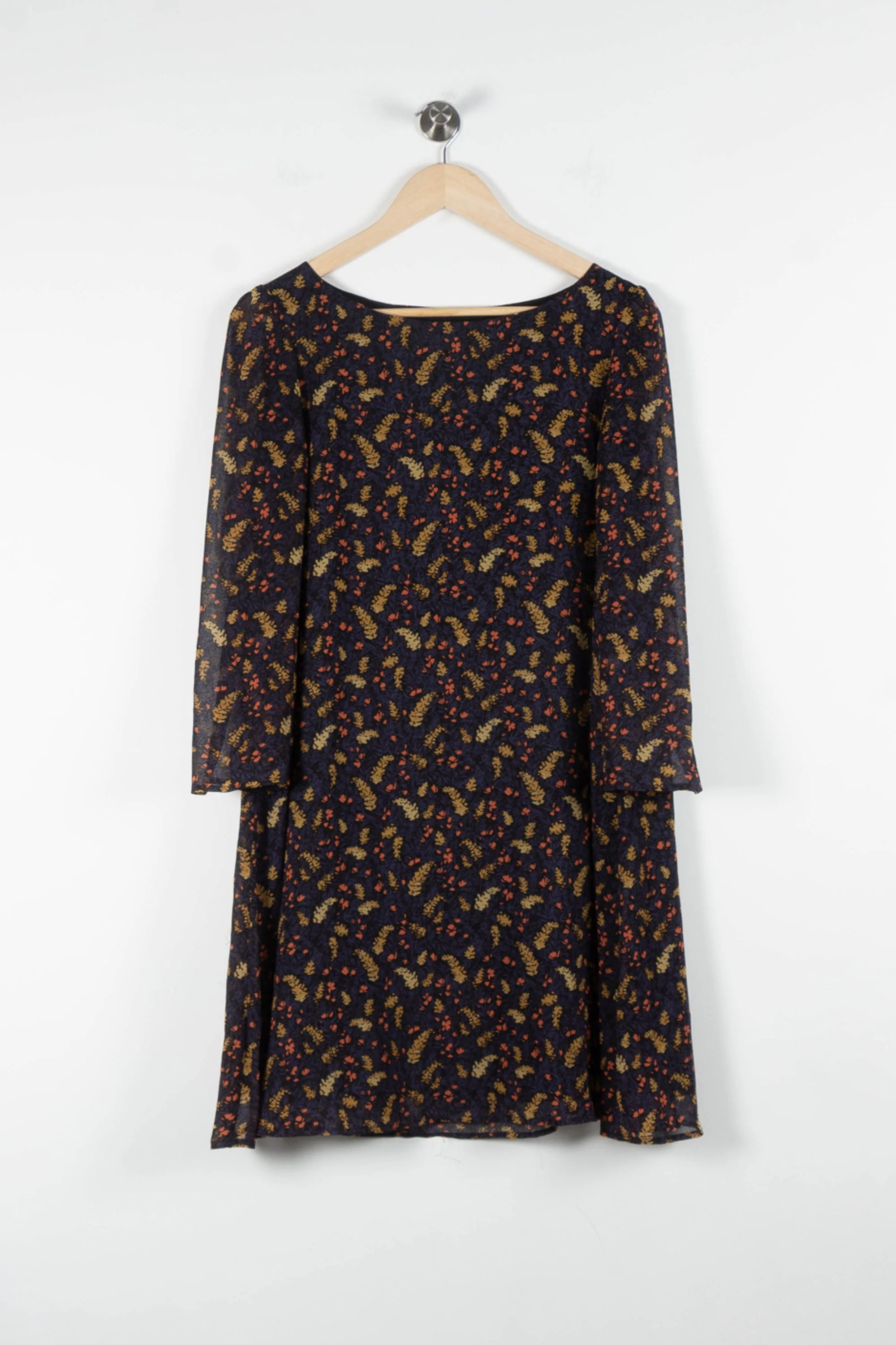 Robe Courte Noire et Marron - Taille L/40 - Image 2